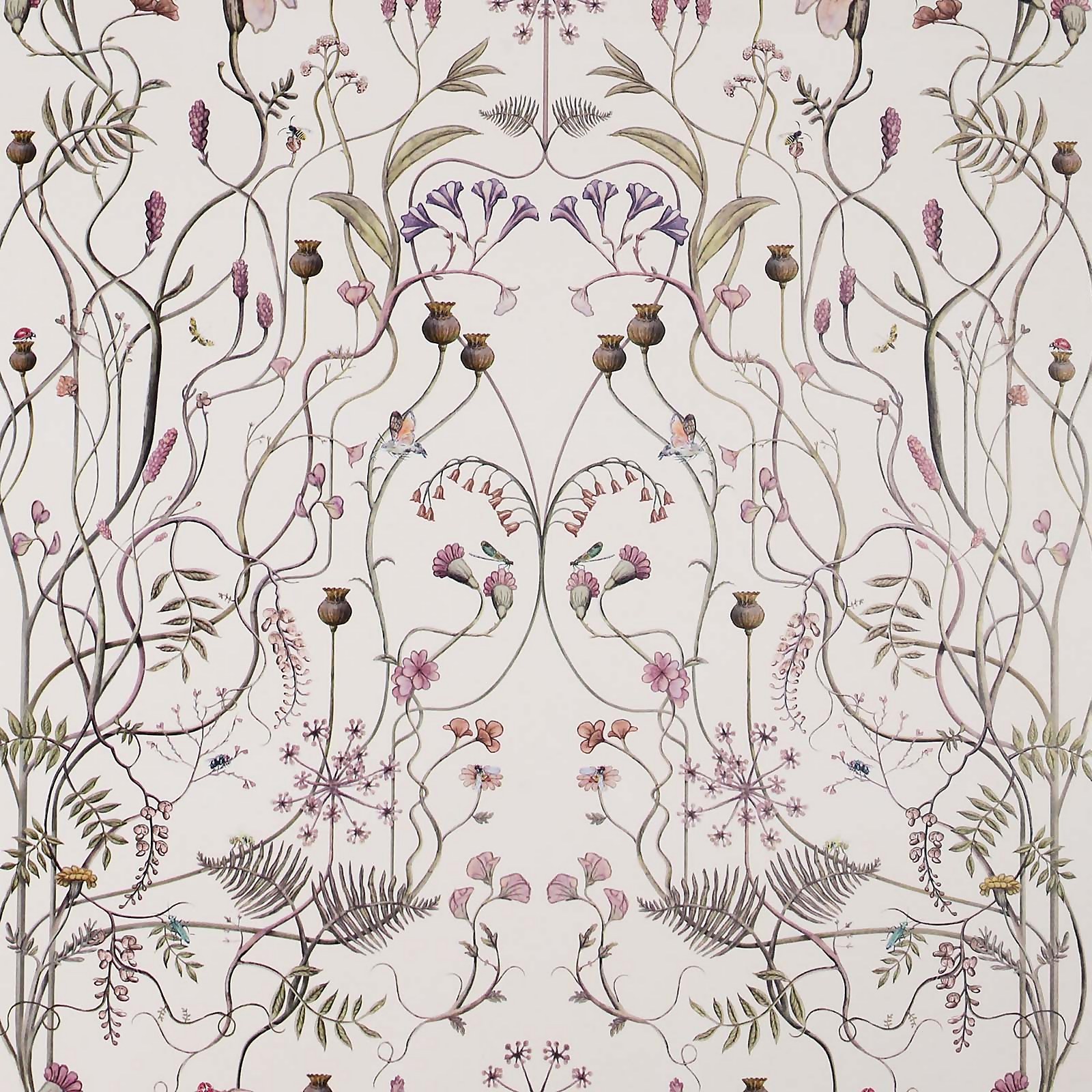 Photo of The Chateau By Angel Strawbridge Wild Flower Garden Whisper Wallpaper A4 Sample