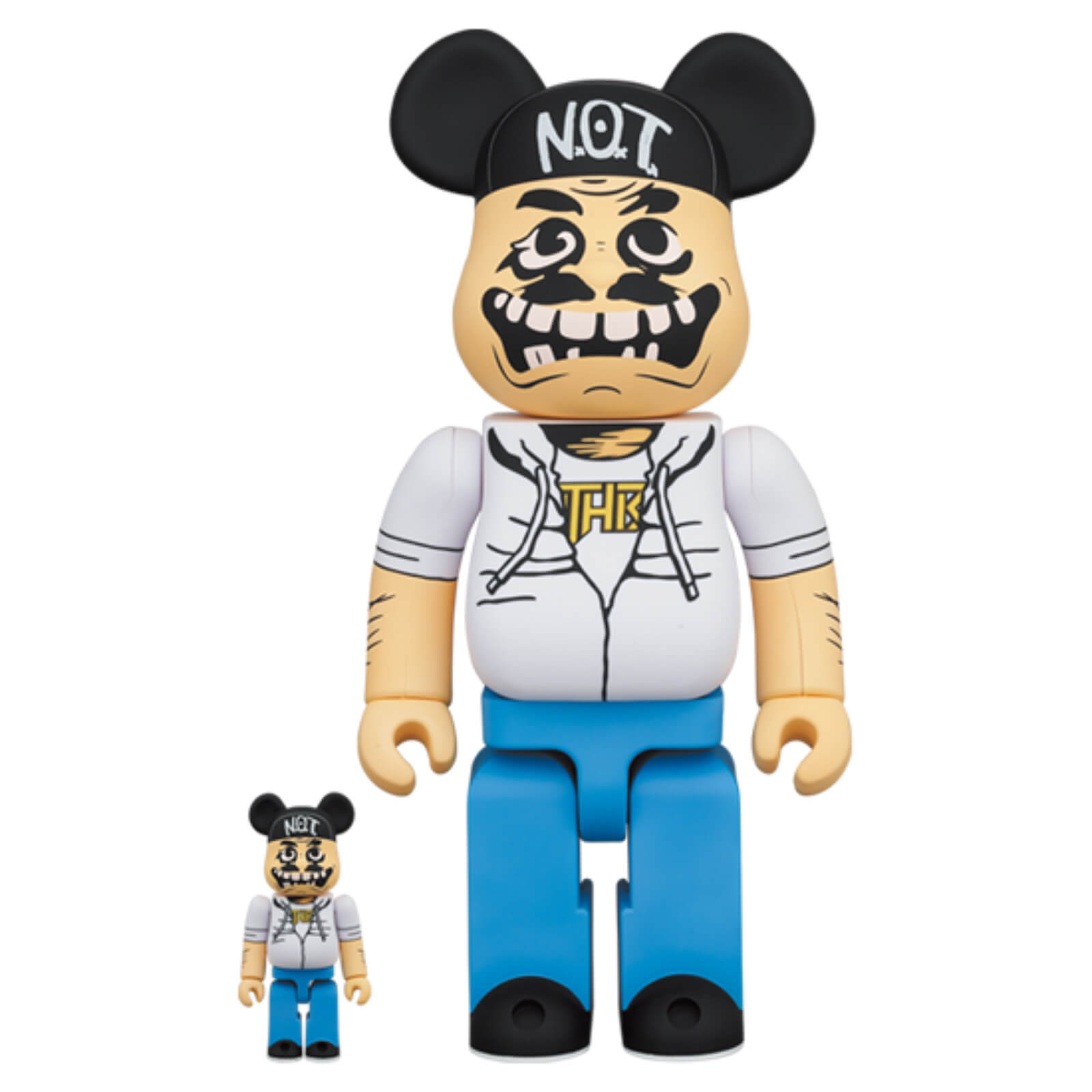 Medicom Anthrax Not Man 100% X 400% Be@rbrick 2-Pack