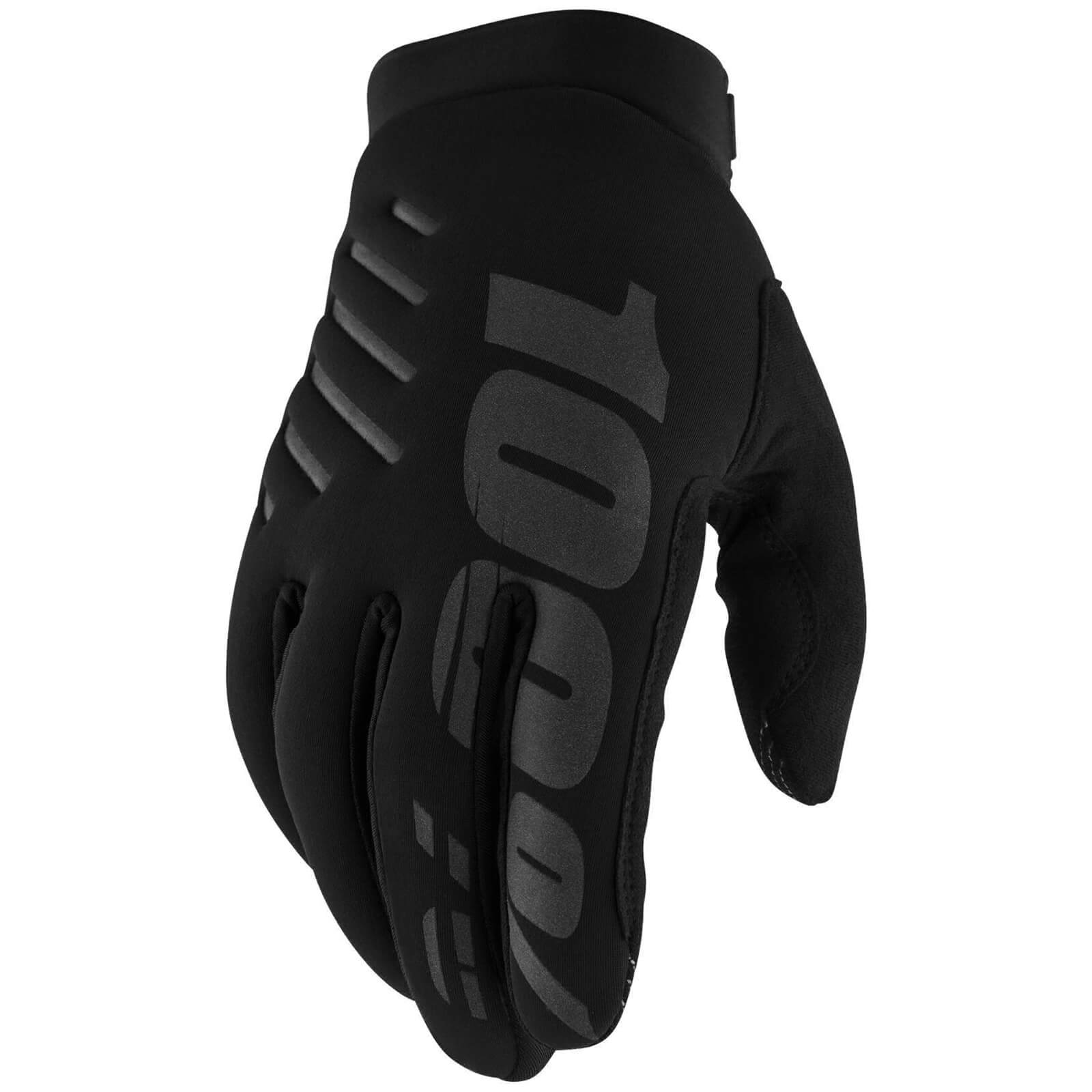 100% Brisker MTB Gloves - XXL - Black