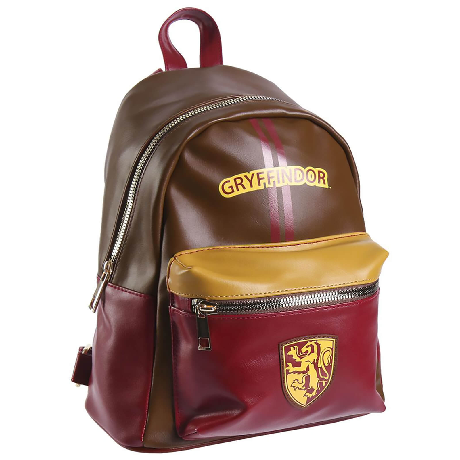 Click to view product details and reviews for Harry Potter Gryffindor Faux Leather Backpack.