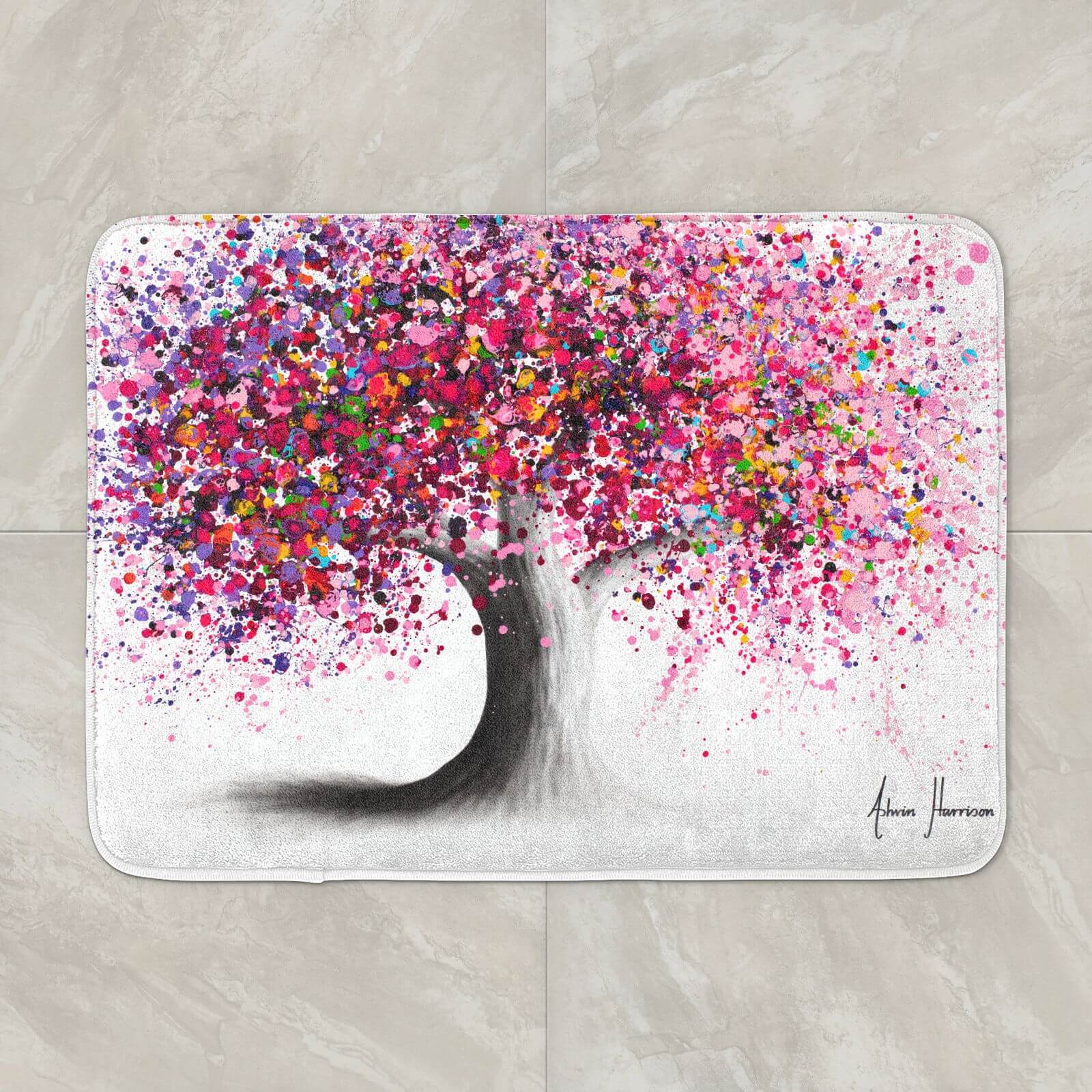 Wild Blossom Tree Bath Mat