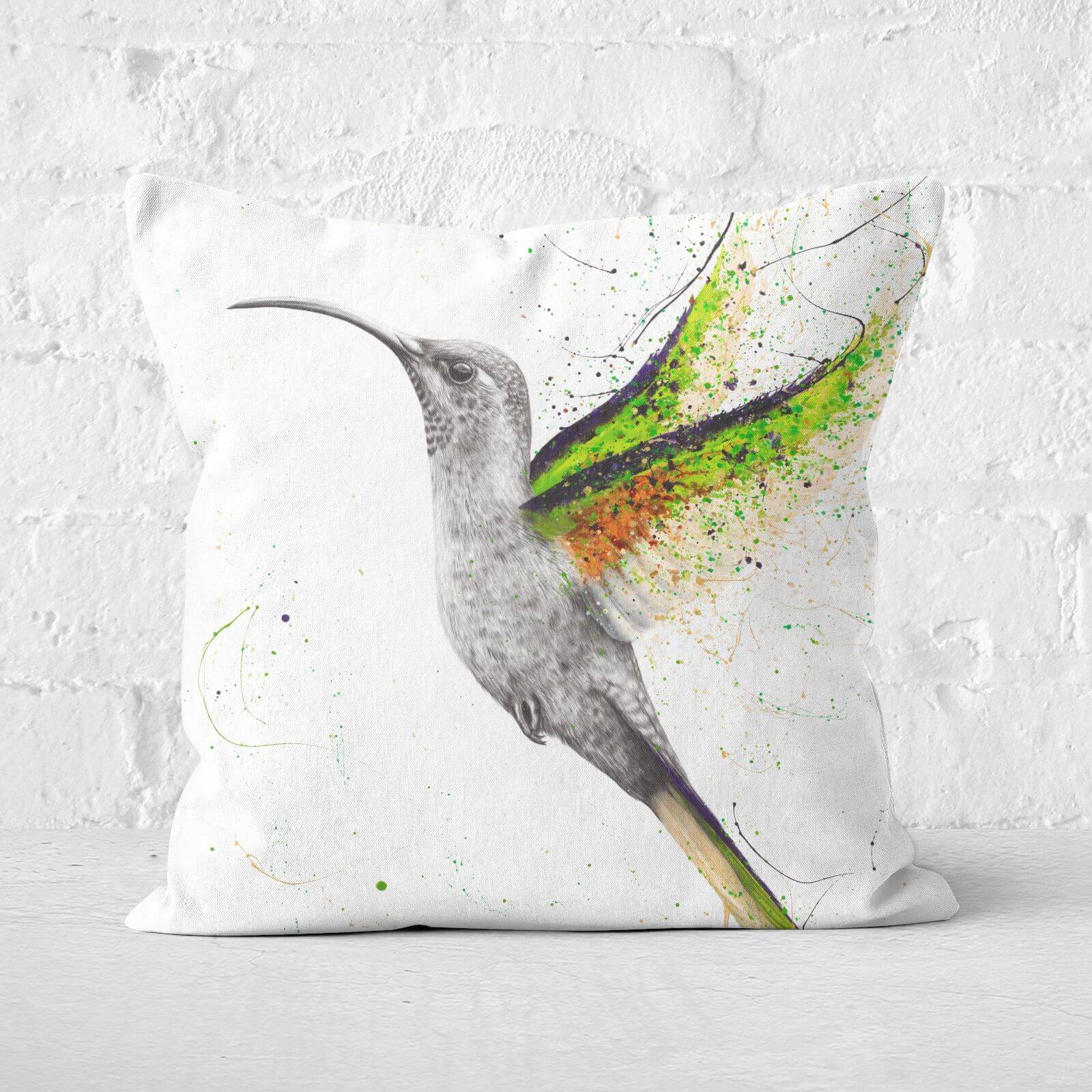 Hero Hummingbird Square Cushion - 40x40cm - Soft Touch