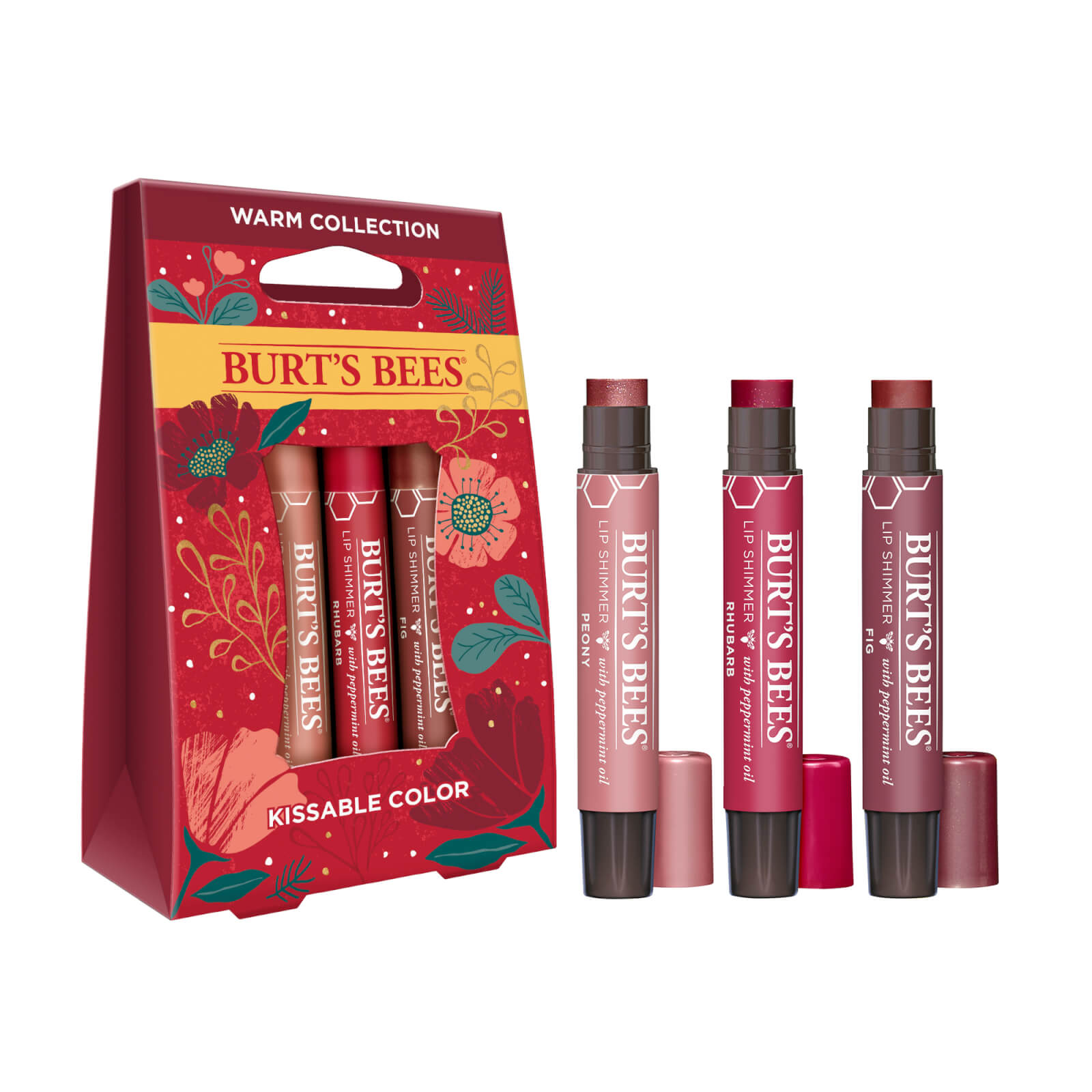 Burt's Bees Kissable Colour Holiday Gift Set (Worth £17.97)