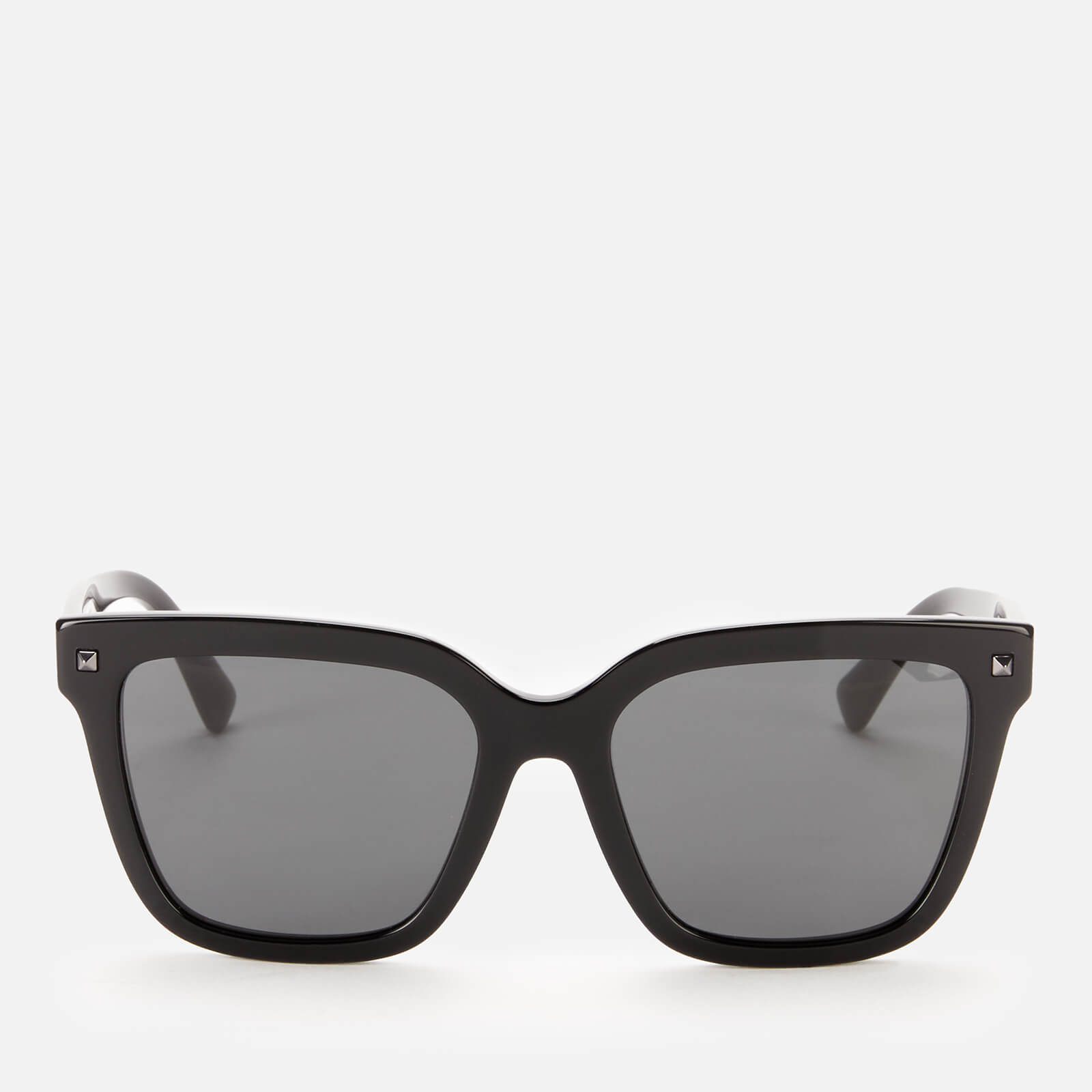 Valentino Women's Legacy Acetate Squared Frame Sunglasses - Black