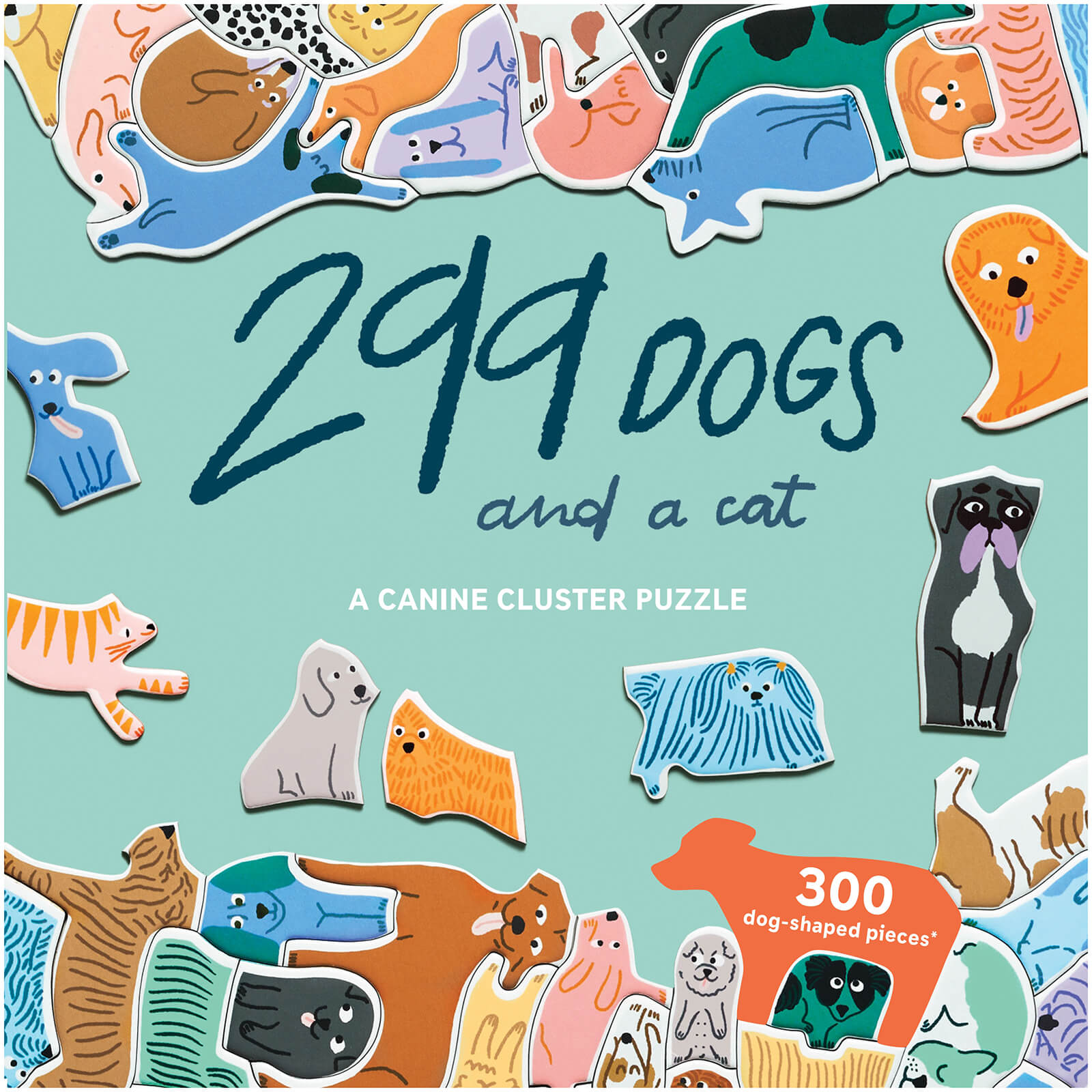 299 Dogs and a Cat Cluster Puzzle