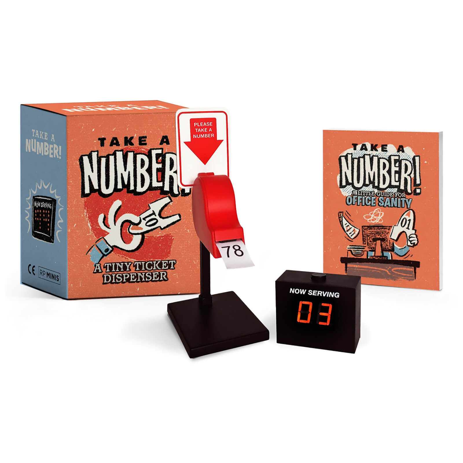 Take a Number Tiny Ticket Dispenser