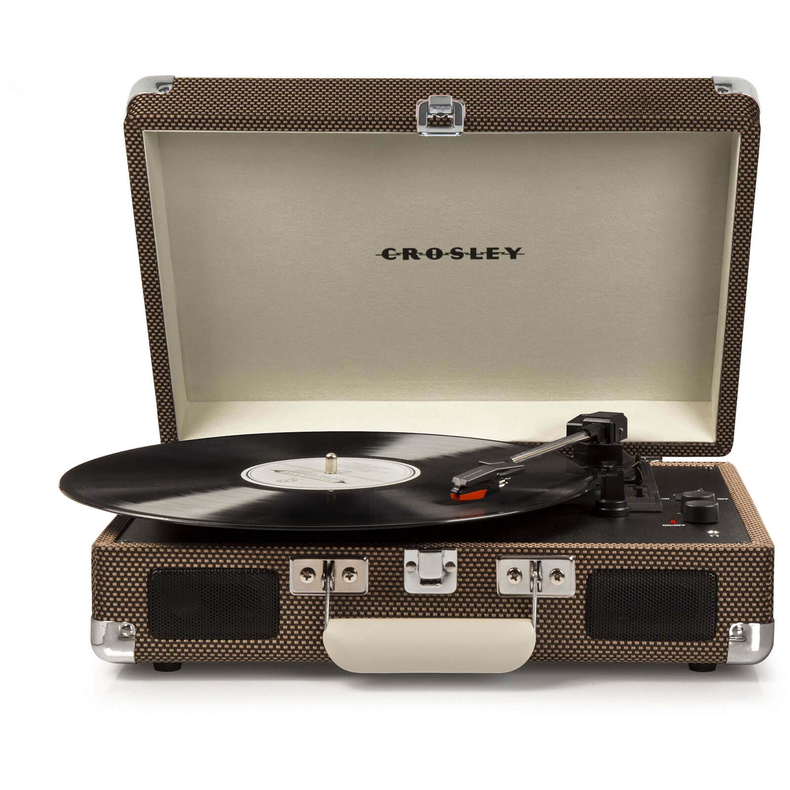 Crosley Cruiser Deluxe Portable Turntable - Tweed