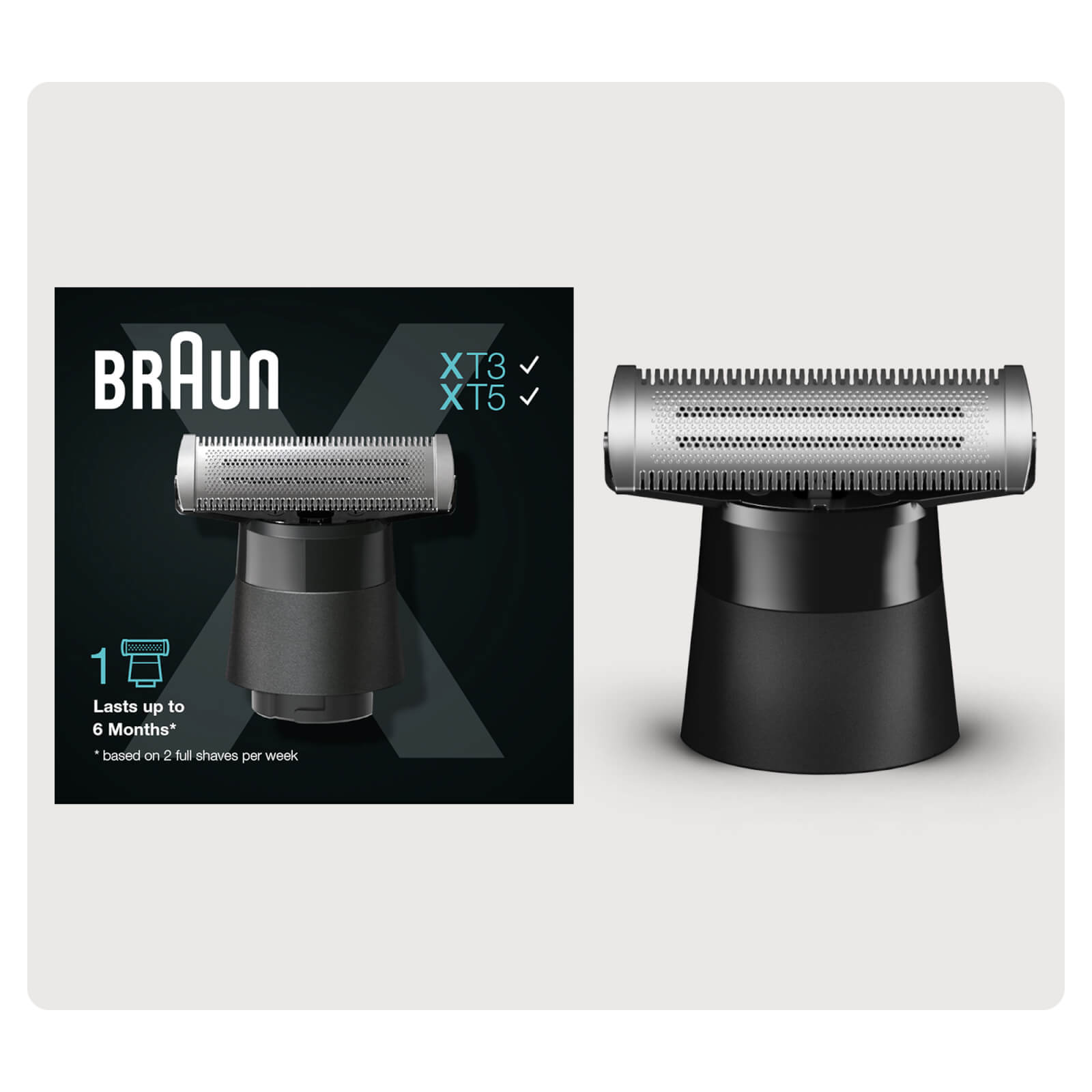 

Braun Series X Replacement Blade Beard Trimmer Electric Shaver One Blade XT10