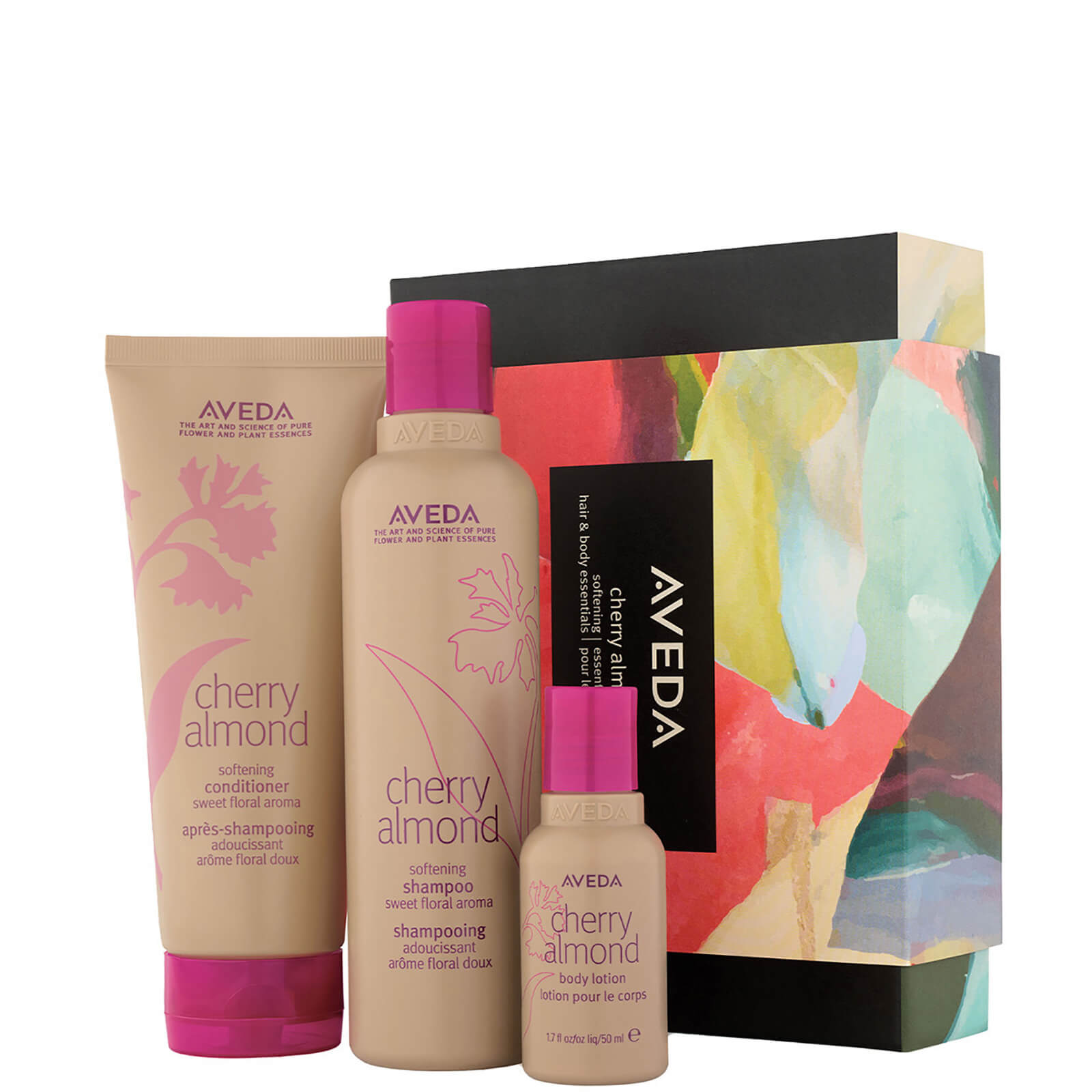 Aveda Cherry Almond Softening Hair and Body Essentials Set (Worth £44.00)