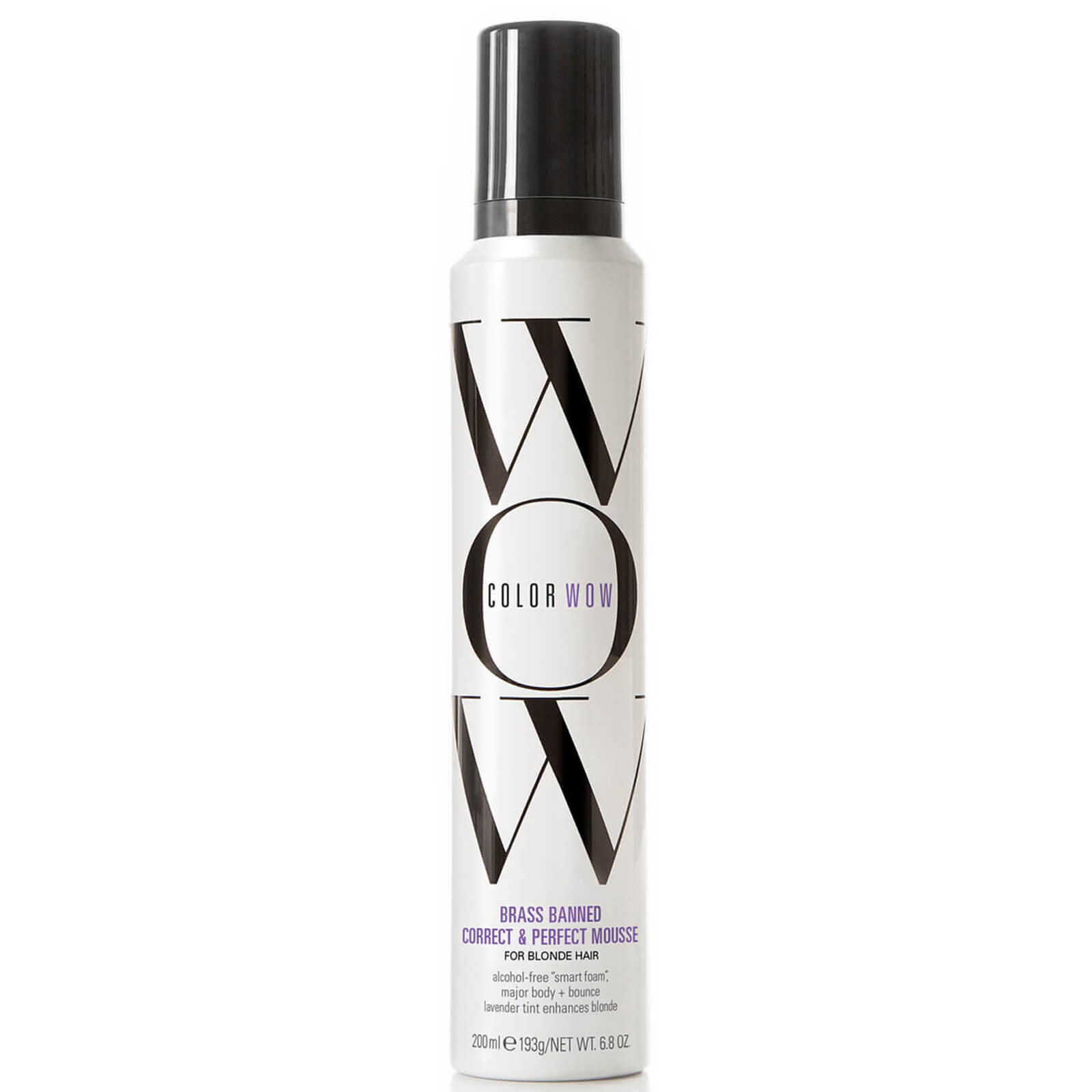 Color Wow Brass Banned Correct and Perfect Mousse for Blonde Hair 200g