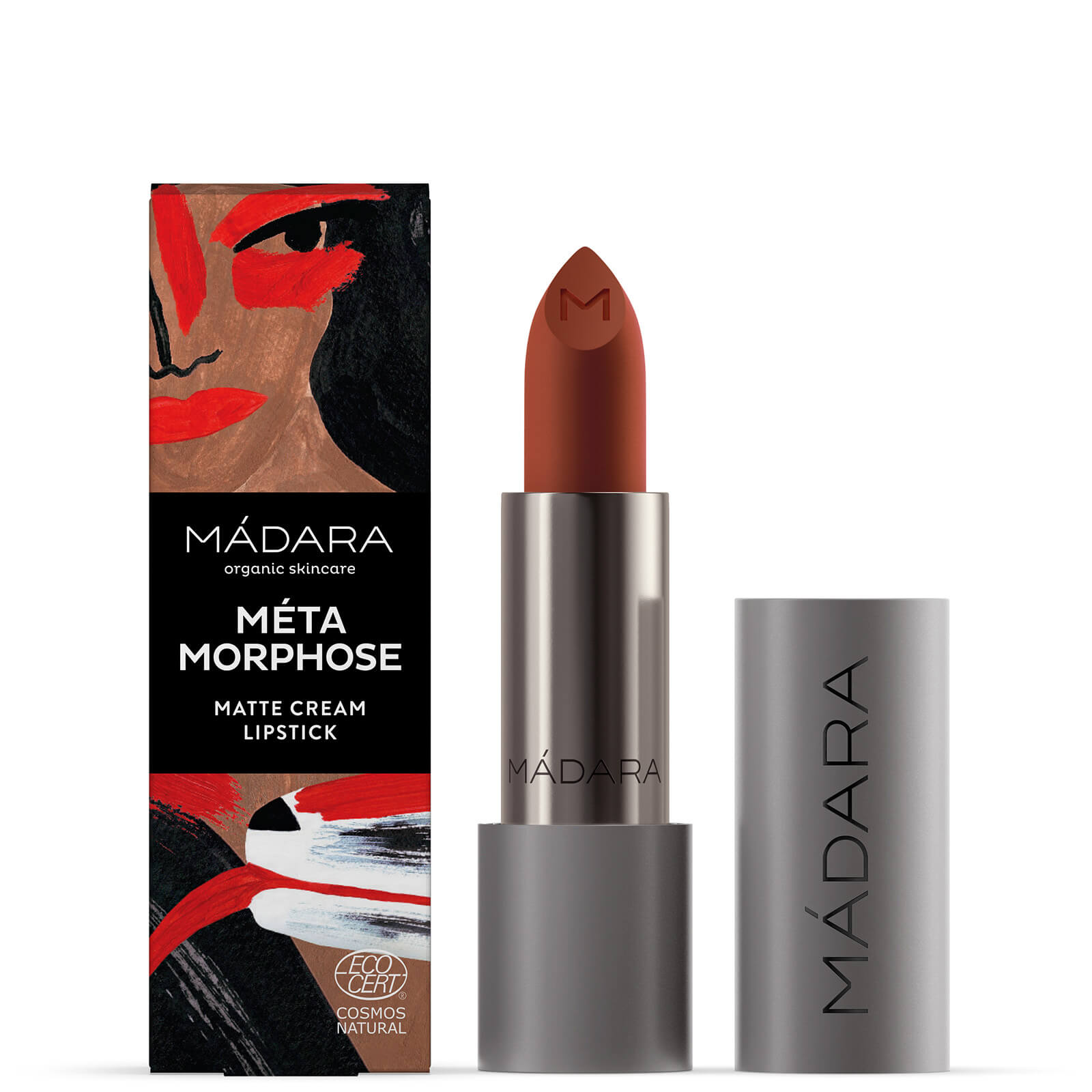 MÁDARA Métamorphose Rouge à lèvres crème mate - #33 Magma