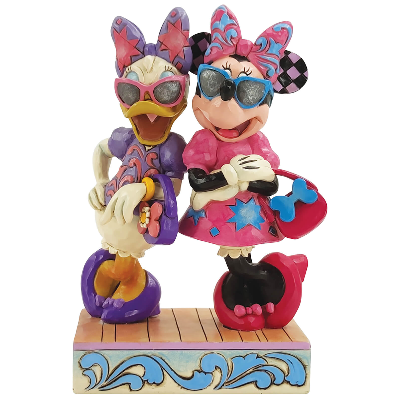 Disney Traditions Fashionista Minnie and Daisy Figurine