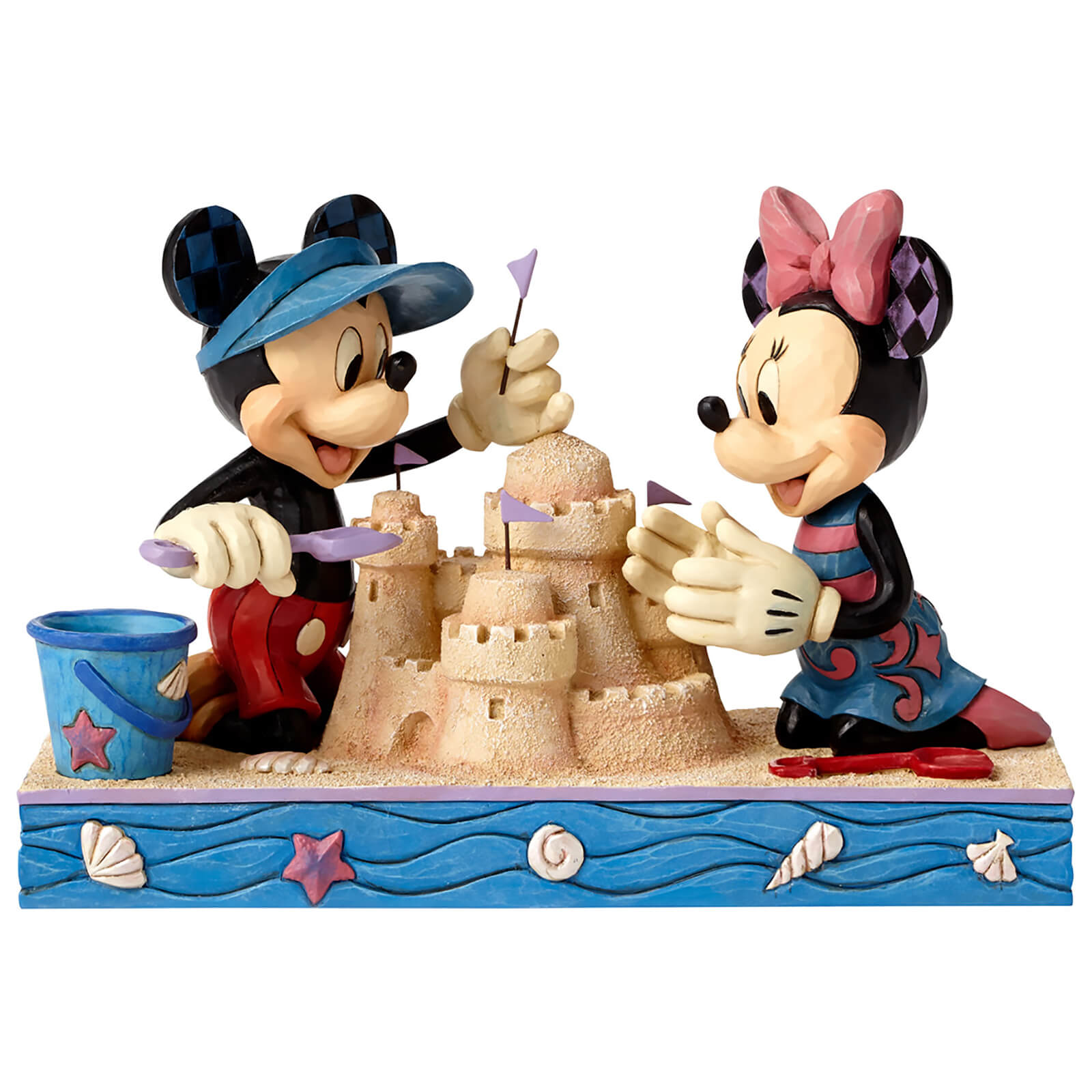 Image of Disney Traditions Seaside Sweethearts Mickey & Minnie Figurine