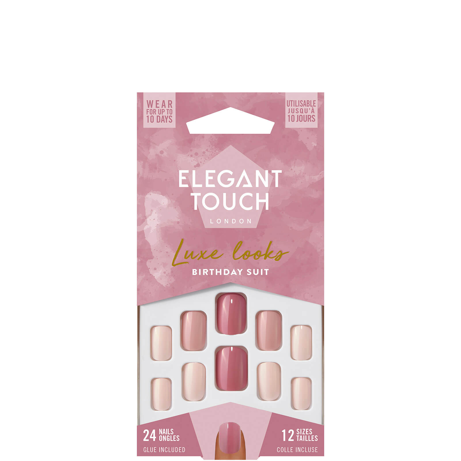 Elegant Touch False Nails - Birthday Suit