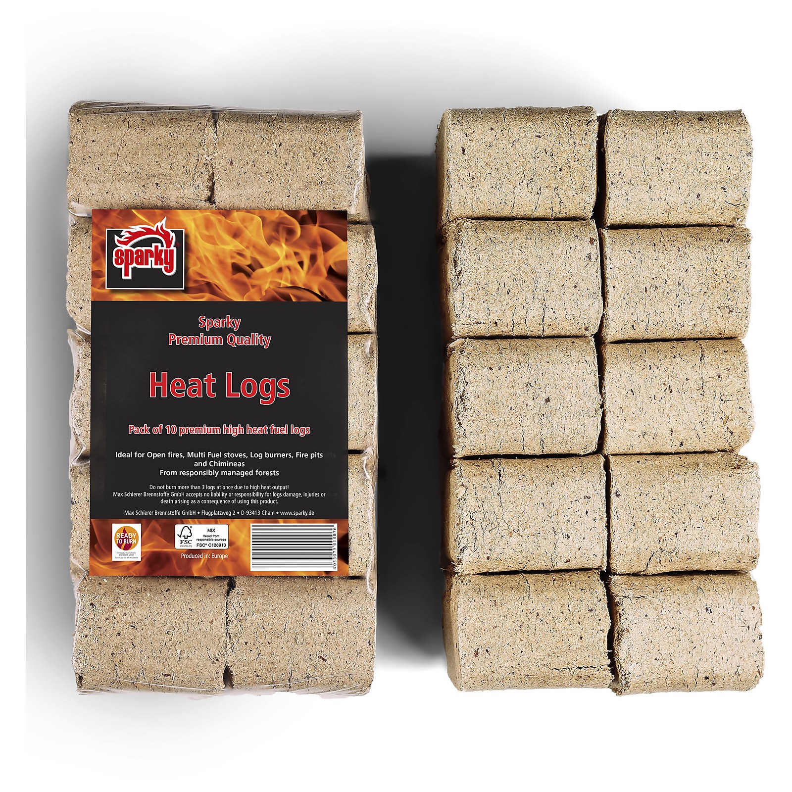 Photo of Sparky Ruf Heat Logs - 10 Pack