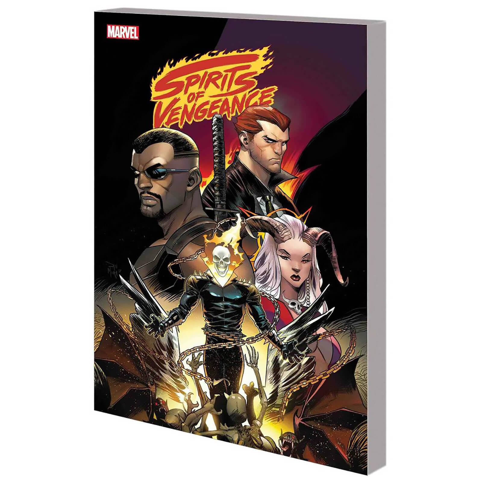 Marvel Comics Spirits Of Vengeance War At Gates Of Hell Trade Paperback Graphic Novel