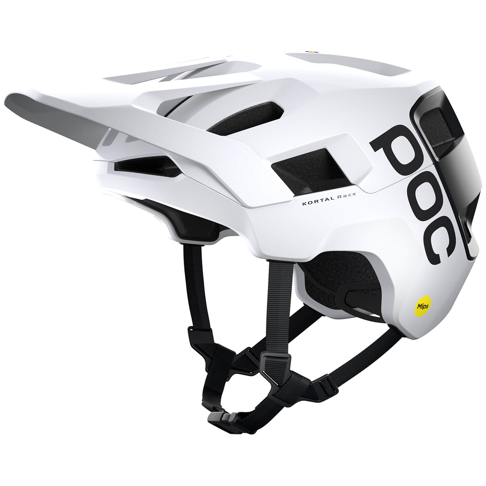 POC Kortal Race MIPS MTB Helmet - XS-S/51cm-54cm - Hydrogen White/Uranium Black Matt
