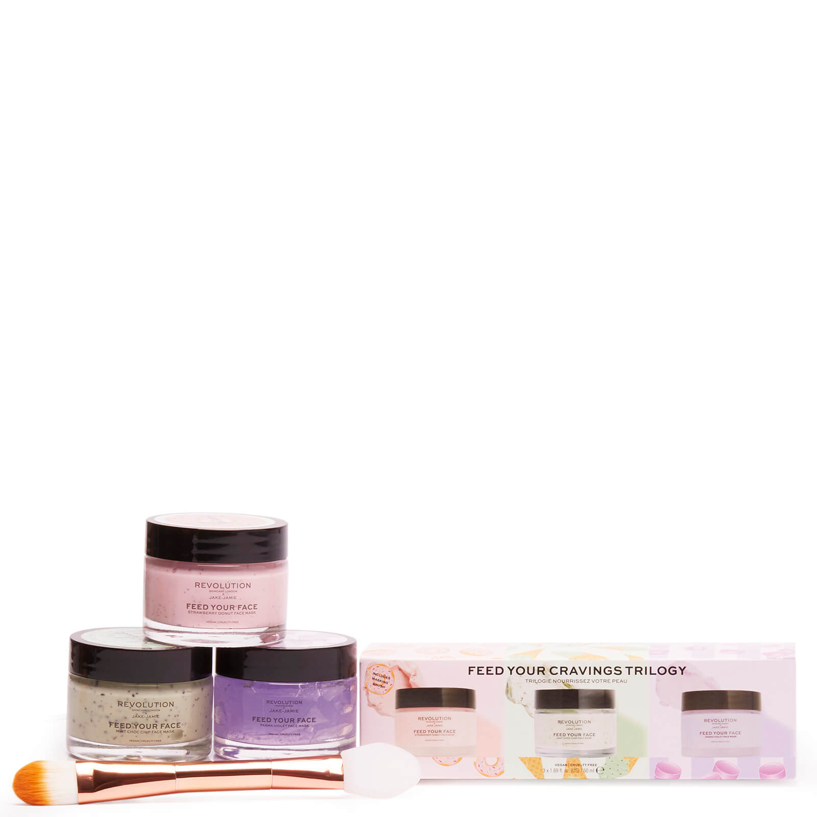 Collection de masques pour le visage Revolution Skincare x Jake Jamie Feed your Cravings