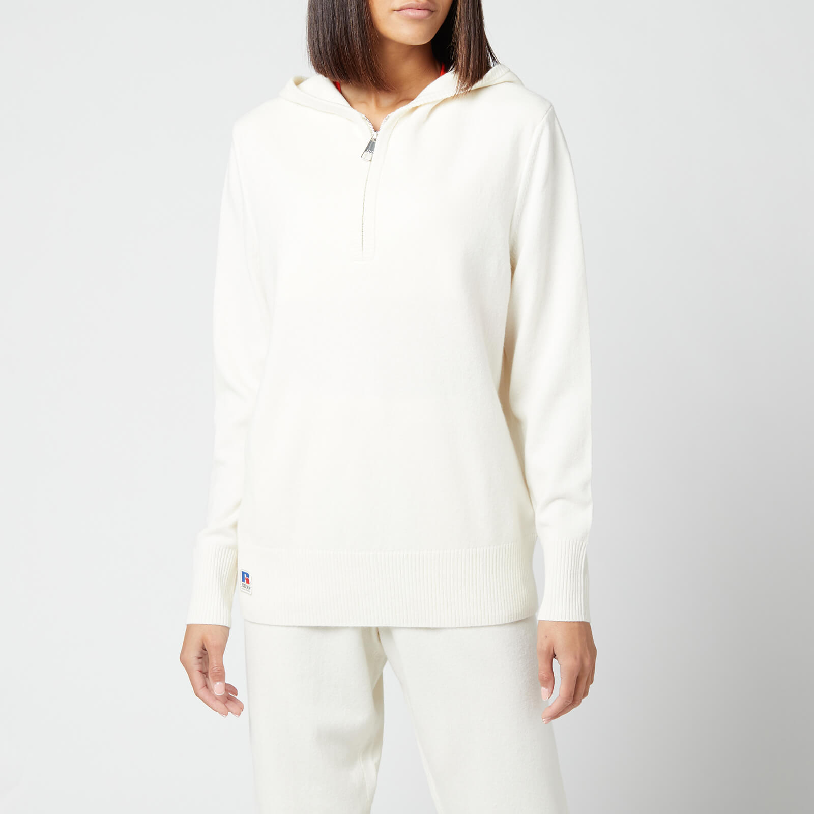 BOSS X Russell Athletic Women's Febrena Hoodie - Open White - XS
