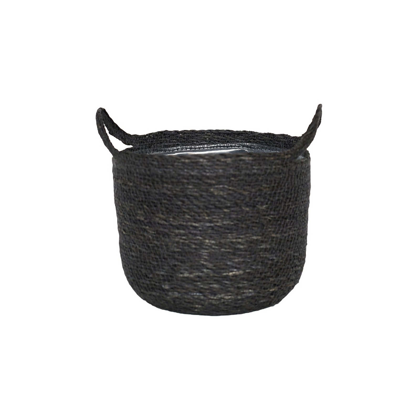 Photo of House Beautiful Grey Woven Basket 19cm