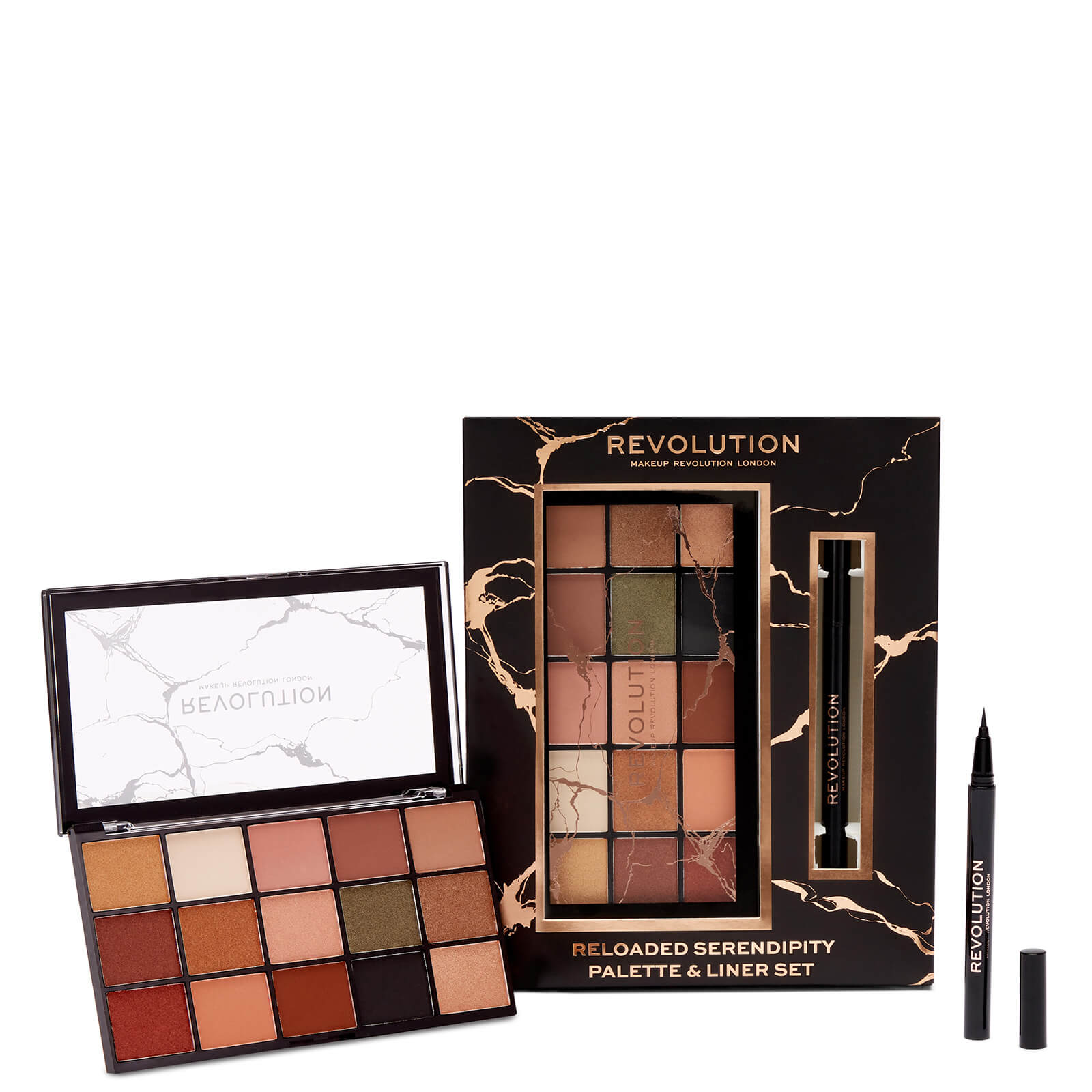 

Makeup Revolution Reloaded Serendipity Palette and Liner Set