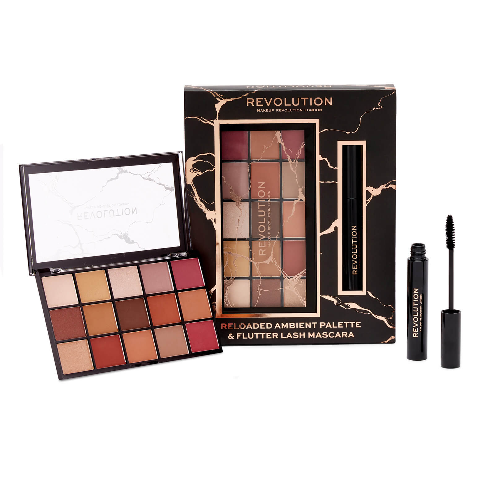 

Makeup Revolution Reloaded Ambient Palette and Flutter Lash Mascara Set