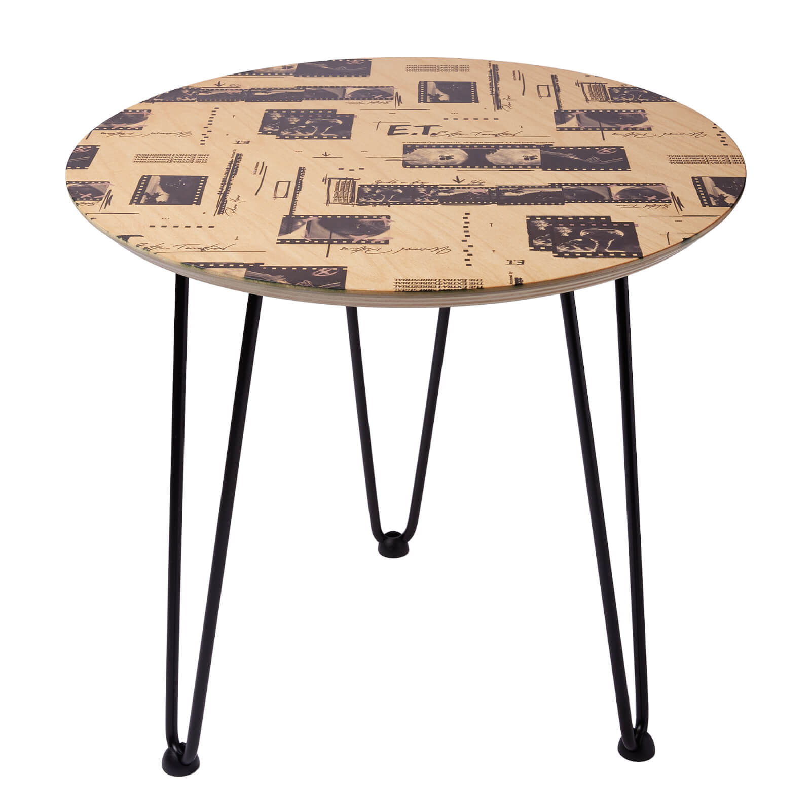 Decorsome x E.T. Wooden Side Table - Rose gold