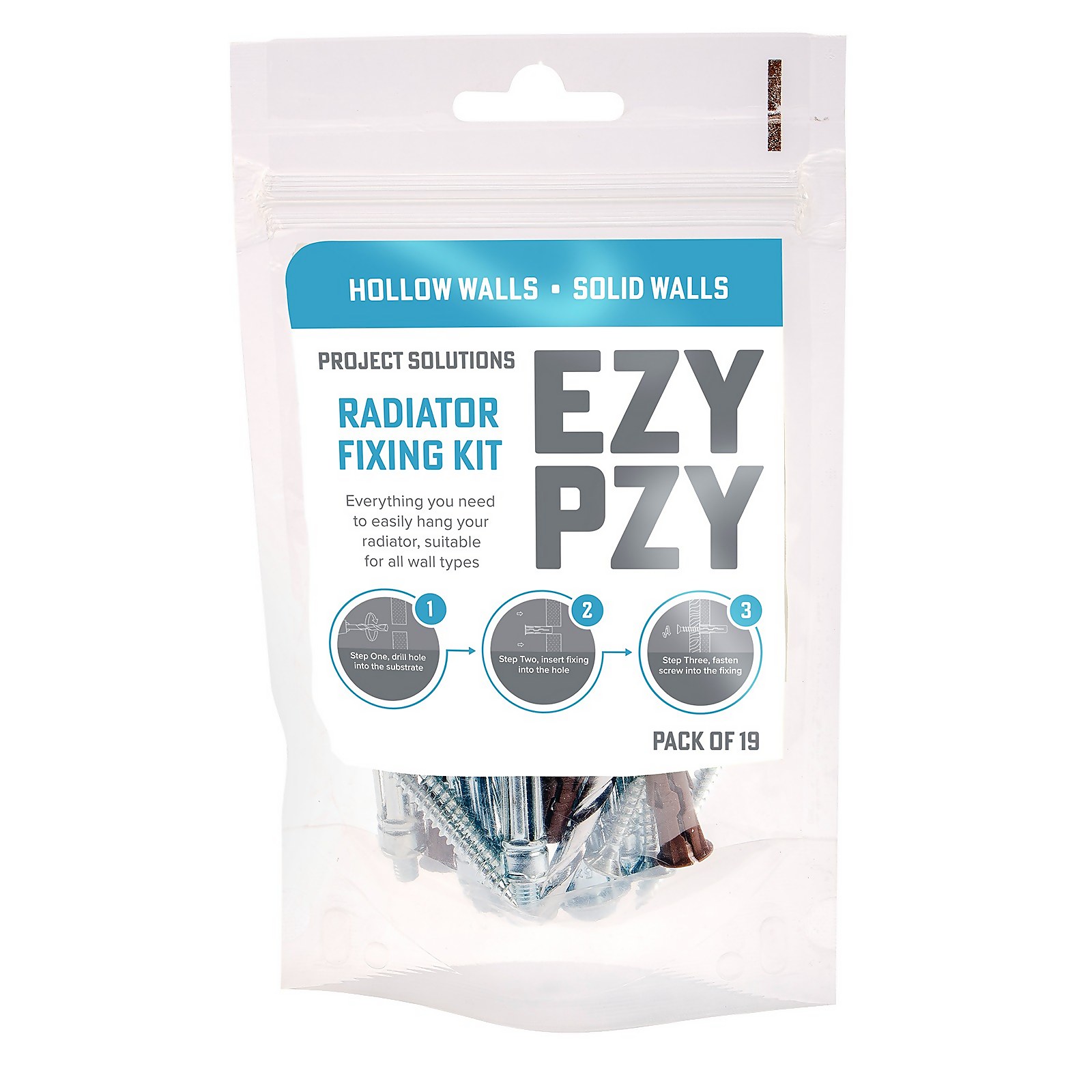Photo of Ezy Pzy Radiator Fixing Kit - Pack Of 19