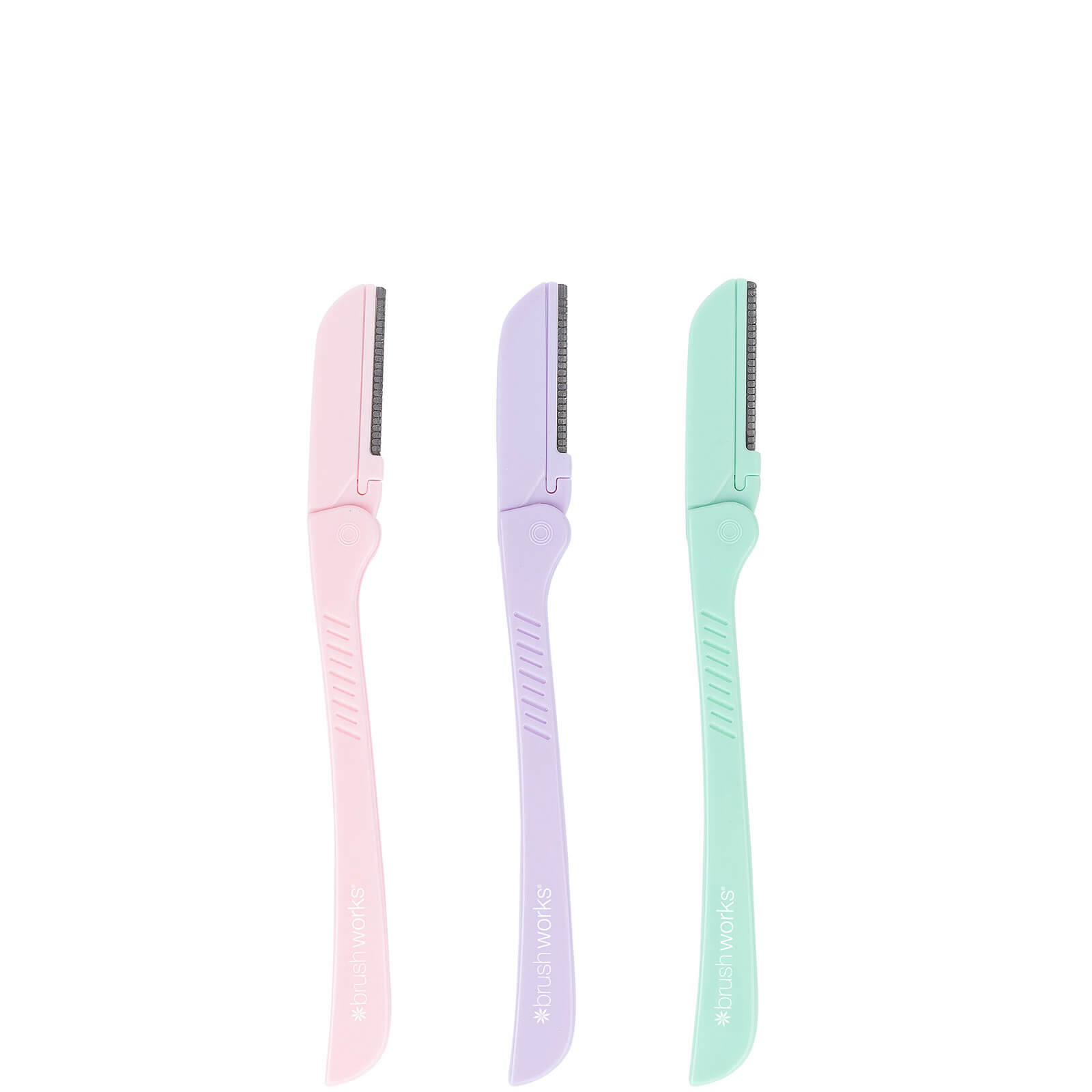 

Brushworks Precision Eyebrow Razor - Pastel (Pack of 3)
