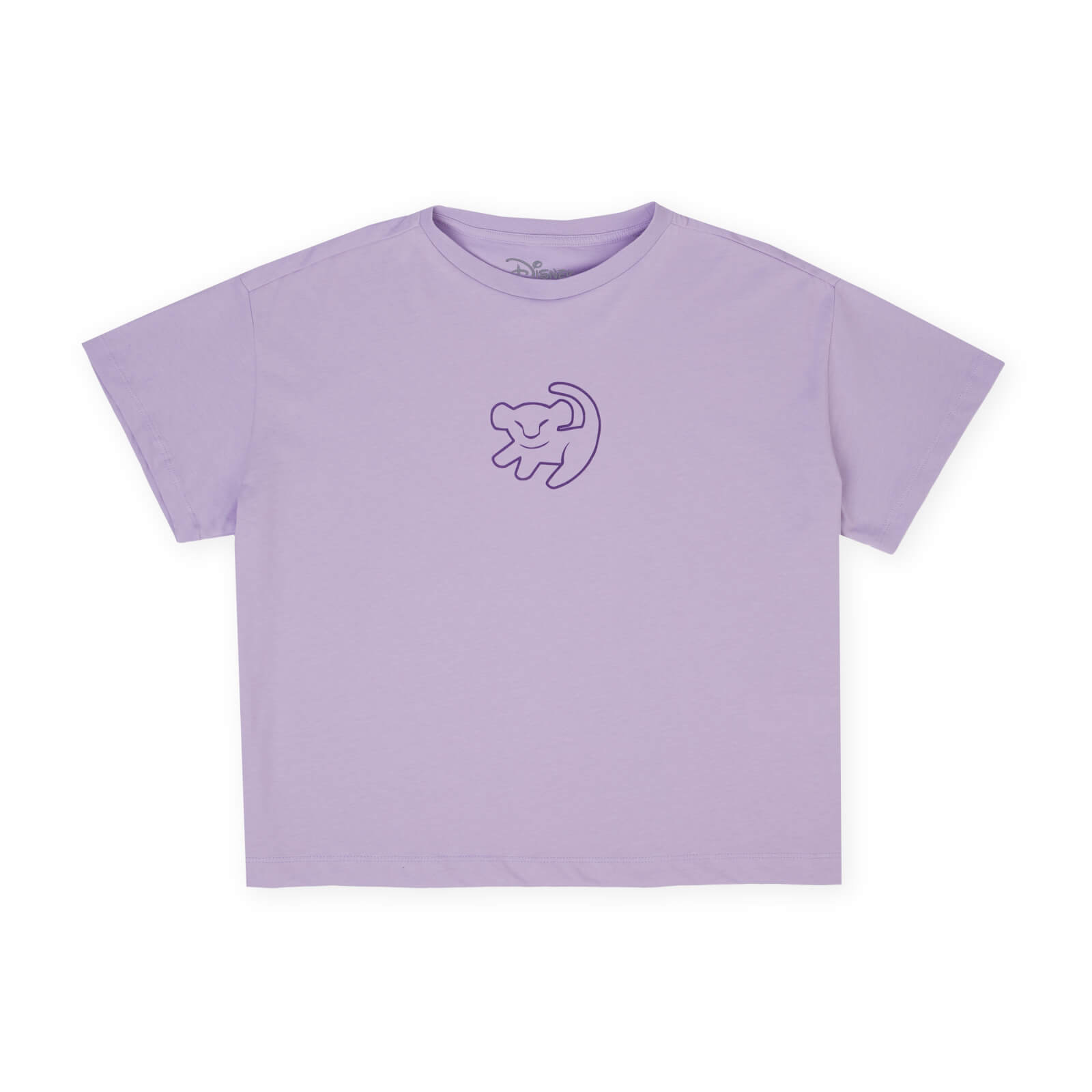 

Lion King Women's Cropped T-Shirt - Lilac - XS - Lilac