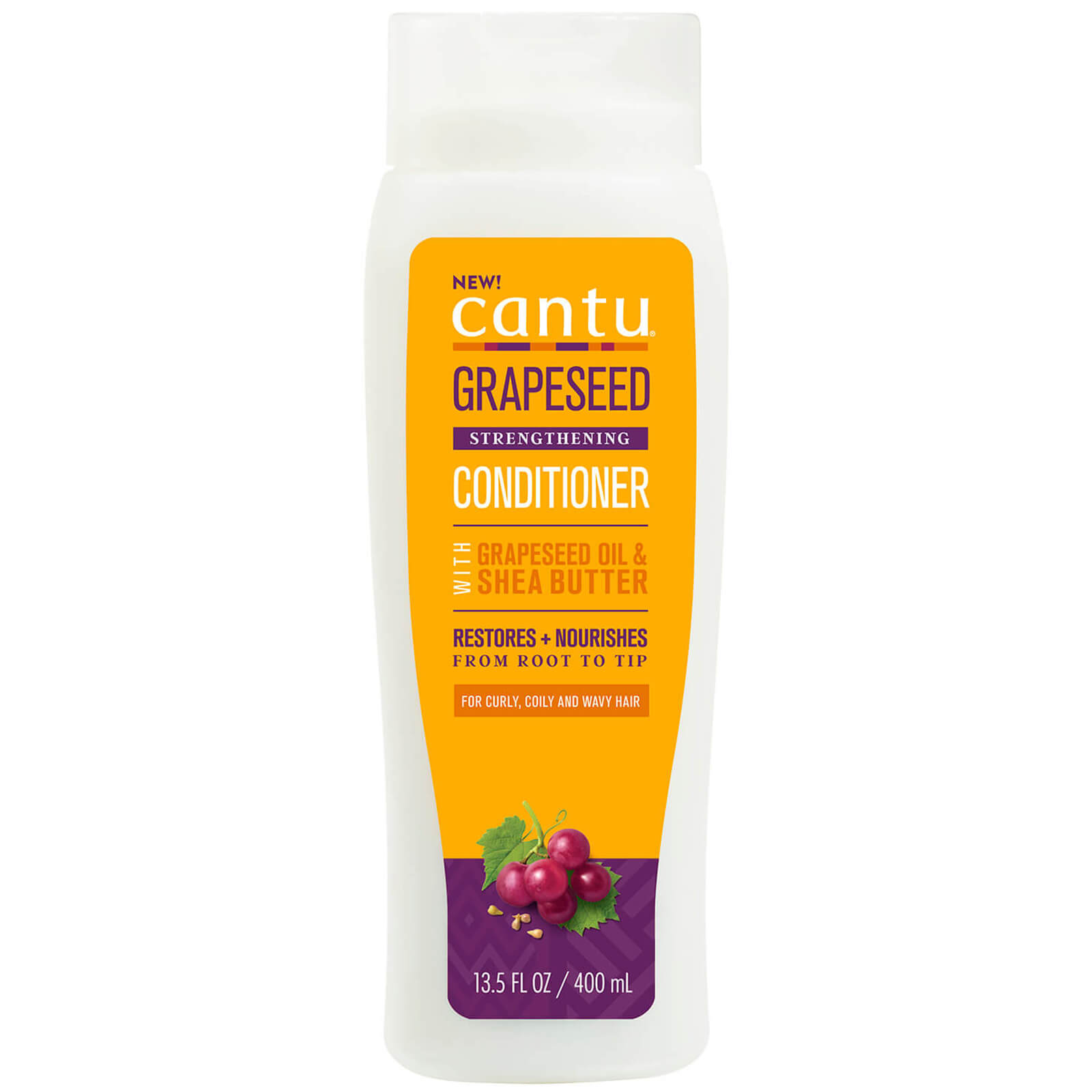 Photos - Hair Product Cantu Grapeseed Sulf Free Conditioner 400ml 07993-12/3UKGE 