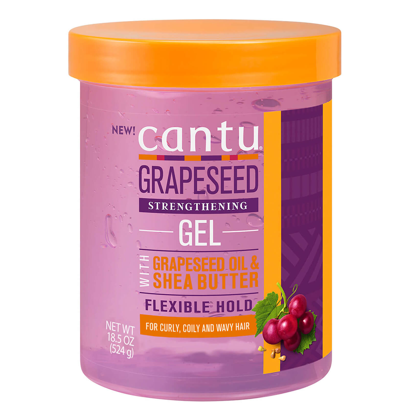 Photos - Hair Styling Product Cantu Grapeseed Styling Gel 524g 07998-12/3UKGE 