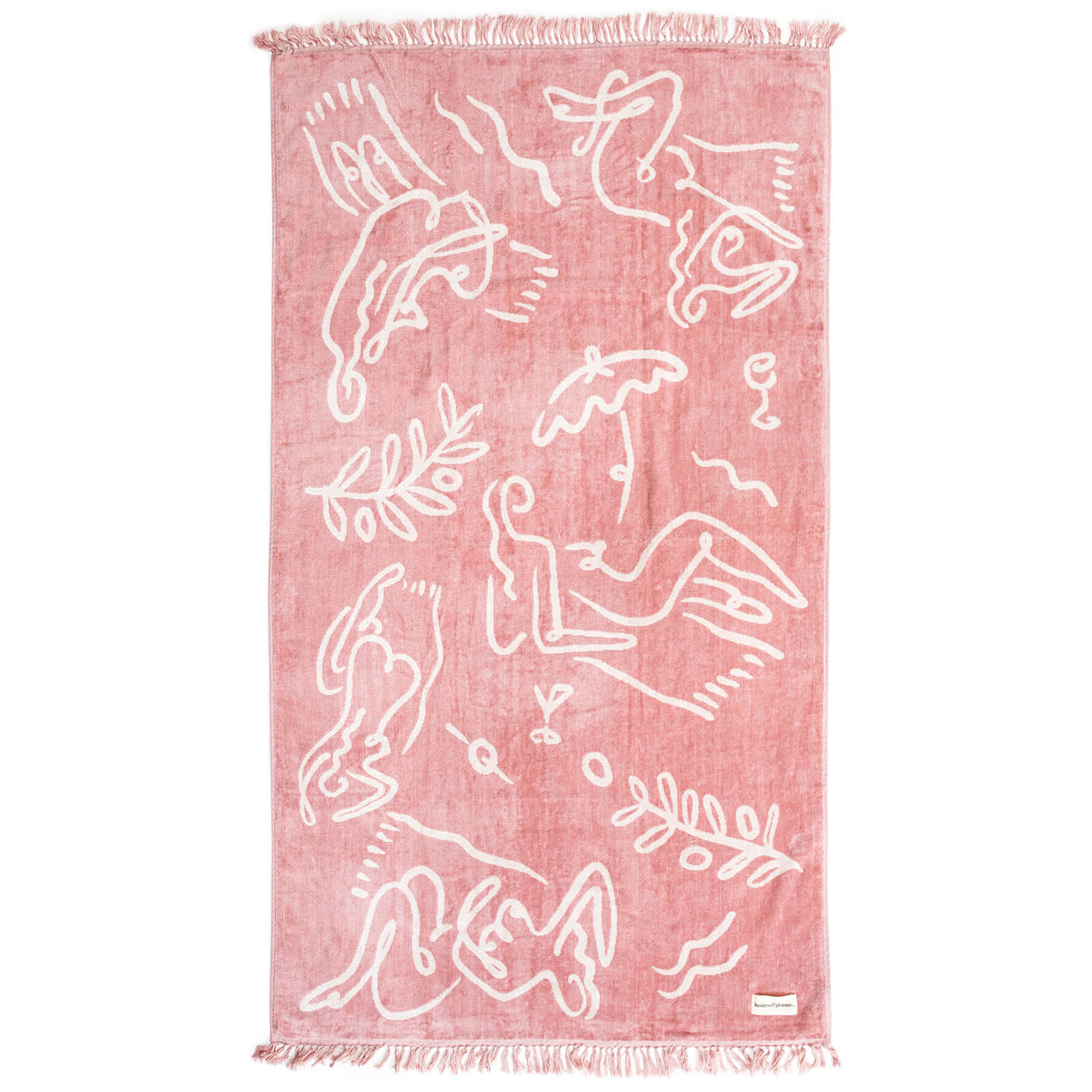 Business & Pleasure Beach Towel - Le Basque Pink