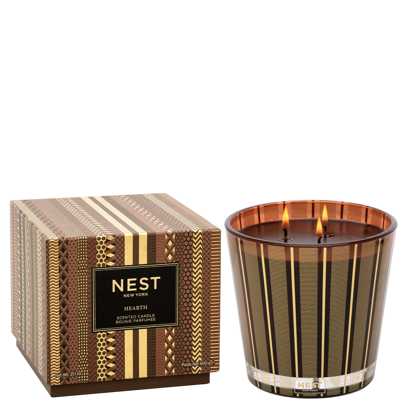 

NEST New York Hearth 3-Wick Candle 600g