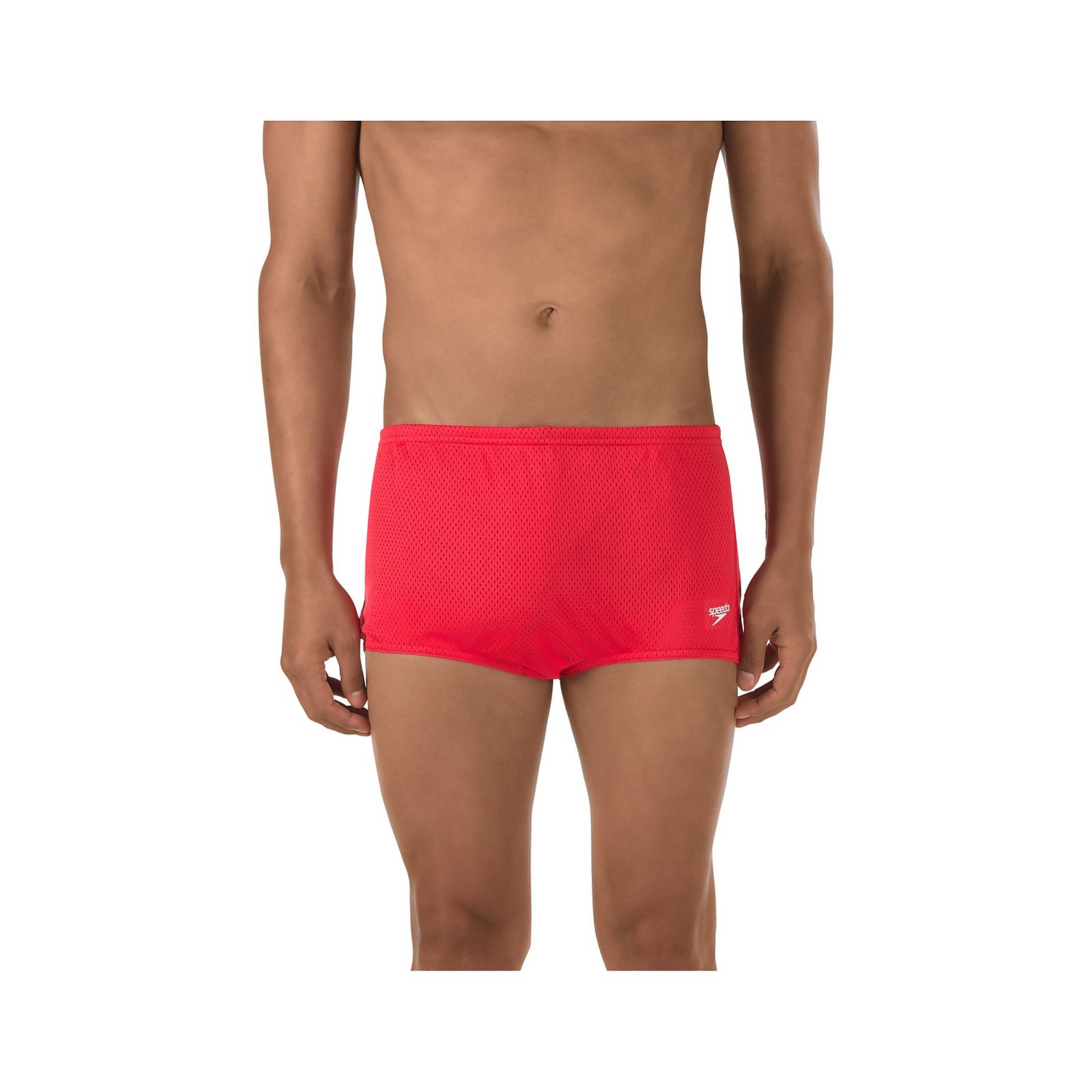Speedo  Solid Poly Mesh Training Suit - 30    : Red (13233900 5053744785905) photo