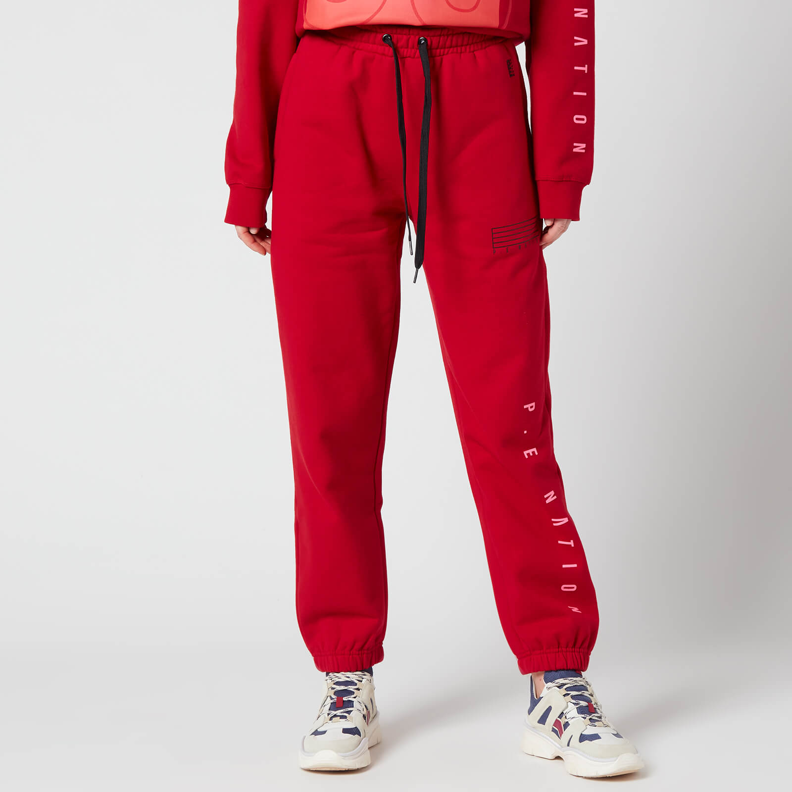 P.E Nation Women's Courtside Trackpants - Chilli Pepper Red - S