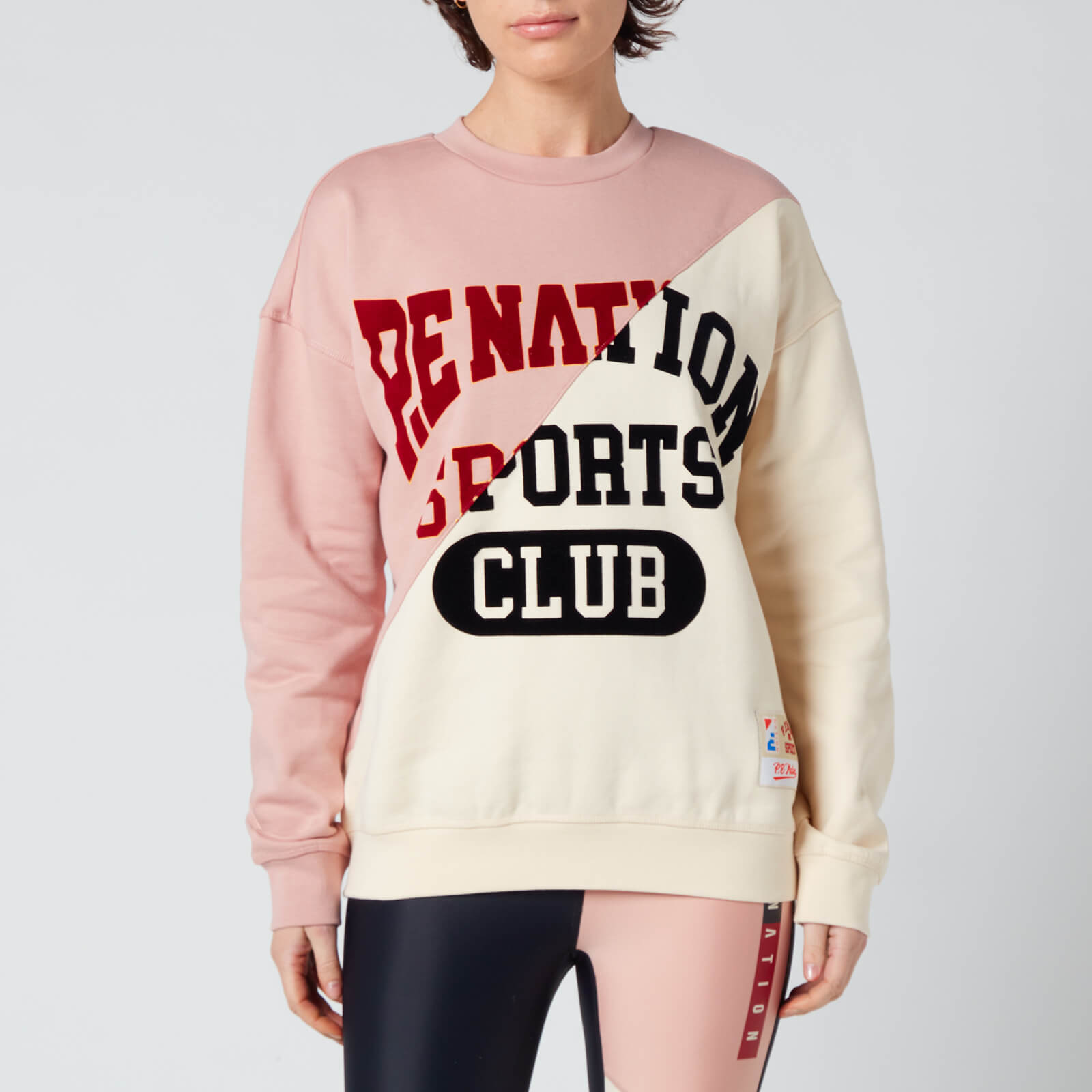 P.E Nation Women's Inning Sweatshirt - Misty Rose - XS