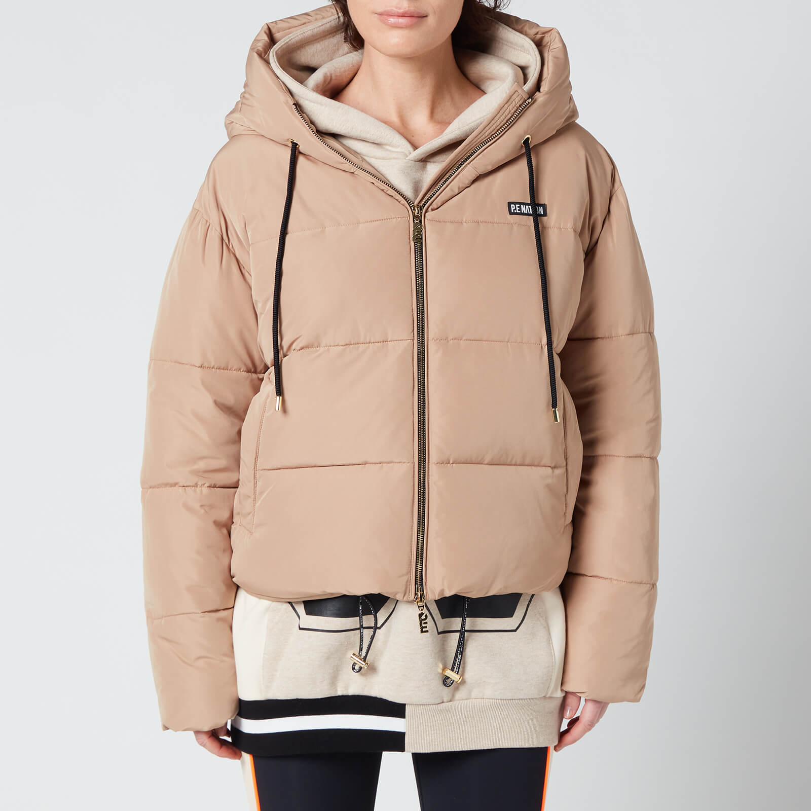 P.E Nation Women's Goalside Puffer Jacket - Tannin Brown - XS