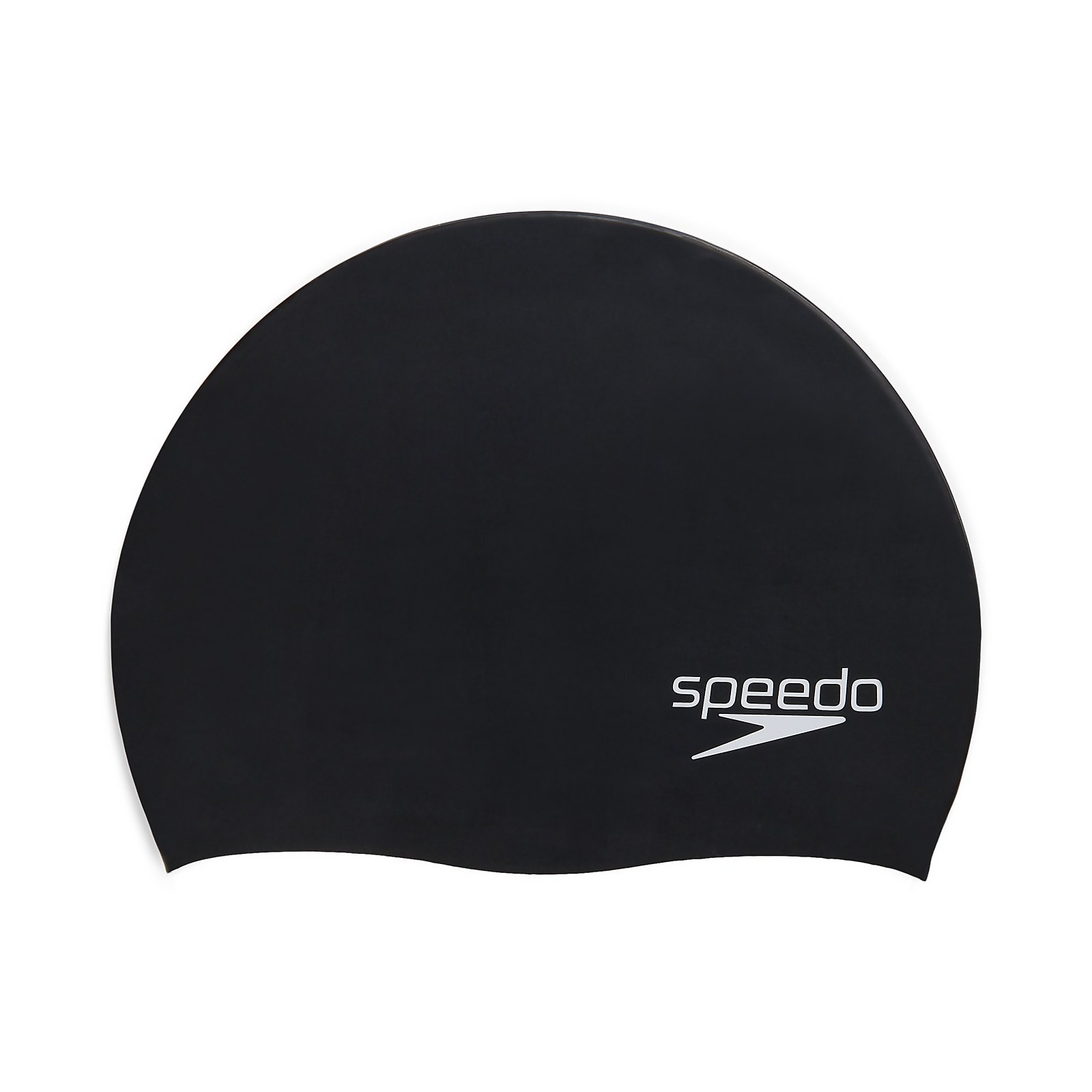 Speedo  Solid Silicone Cap - Elastomeric Fit - One Size    : Black (13236261 5053744805726) photo