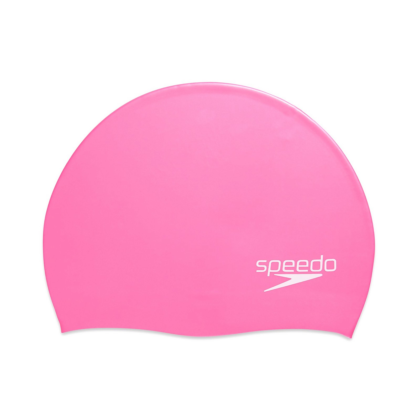 Speedo  Solid Silicone Cap - Elastomeric Fit - One Size    : Pink (13236275 5053744805795) photo