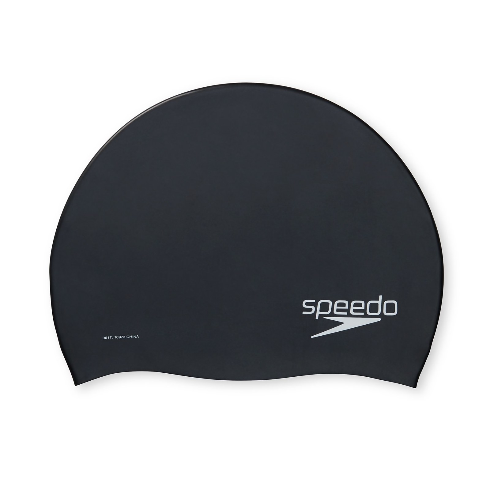 Speedo  Solid Silicone Cap - One Size    : Black (13236283 5053744805825) photo
