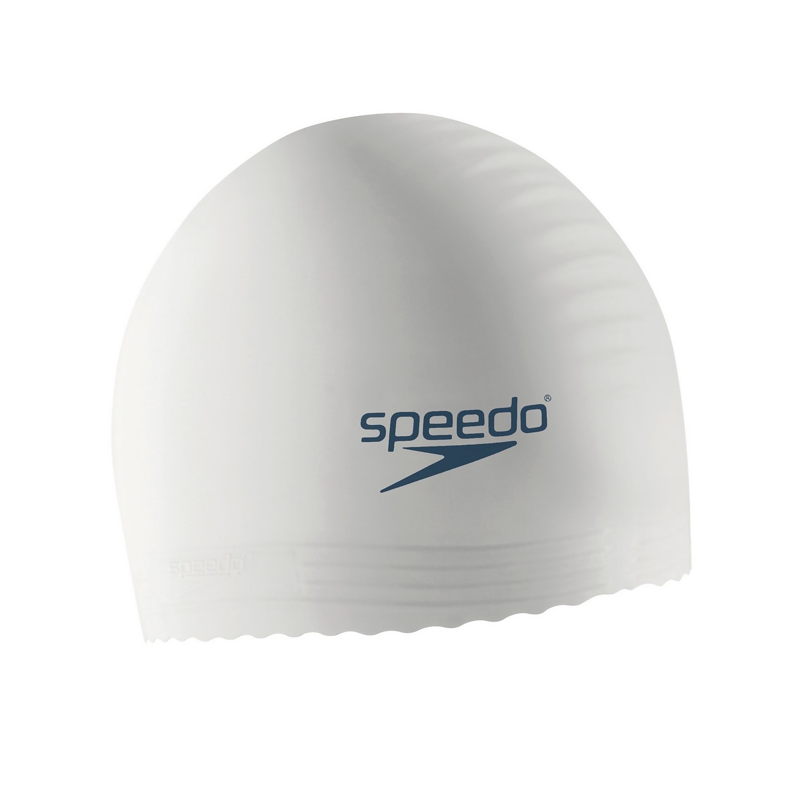Speedo  Jr. Solid Late Cap - One Size    : White (13236311 5053744805948) photo