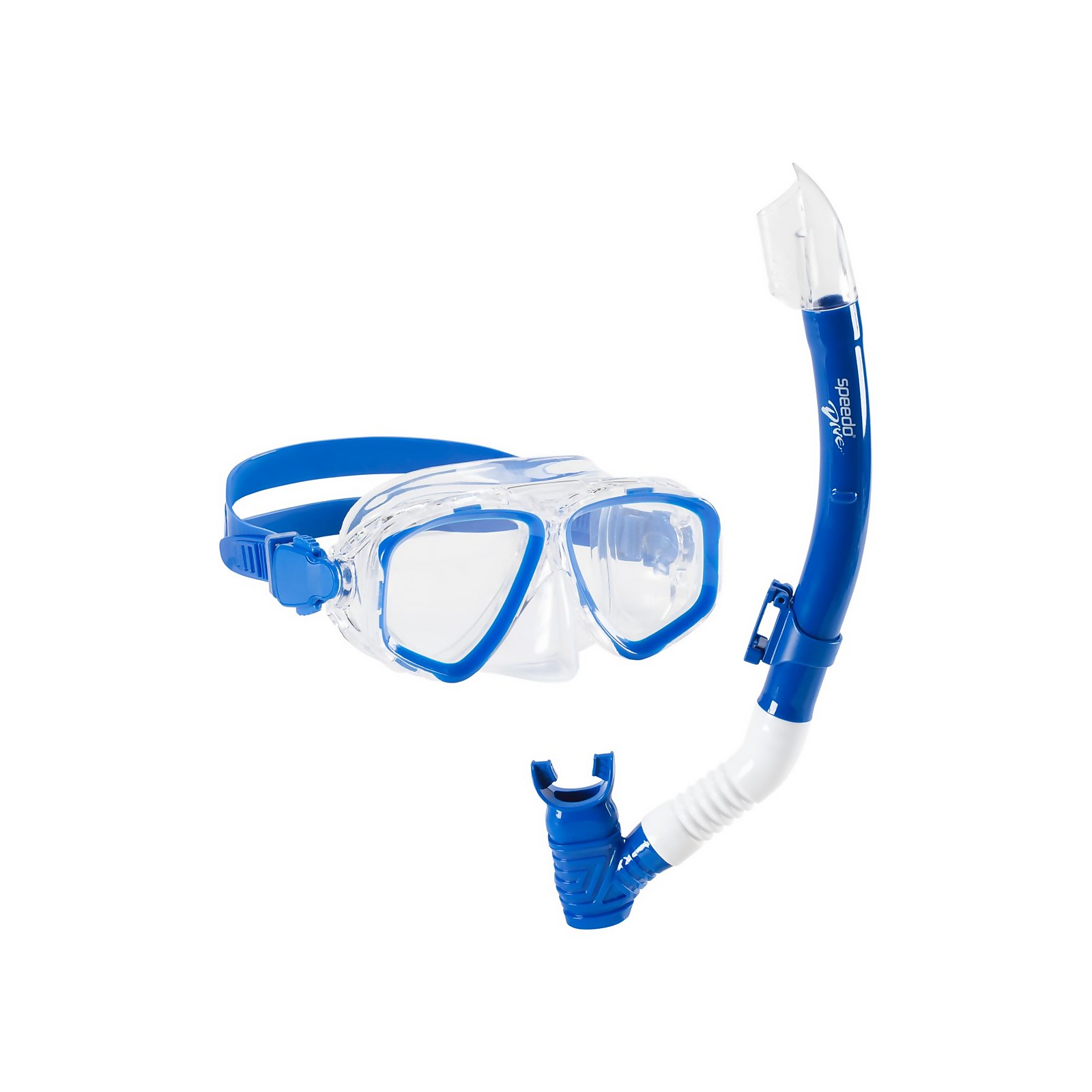 Speedo  Jr. Adventure Mask/Snorkel Set - One Size    : Blue (13236406 5053744806563) photo