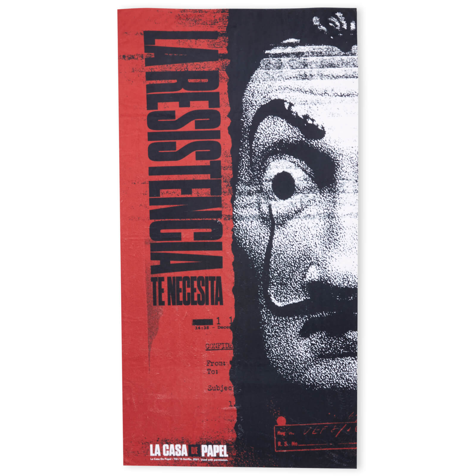 

La Casa de Papel Resistance Banner Serviette de Plage