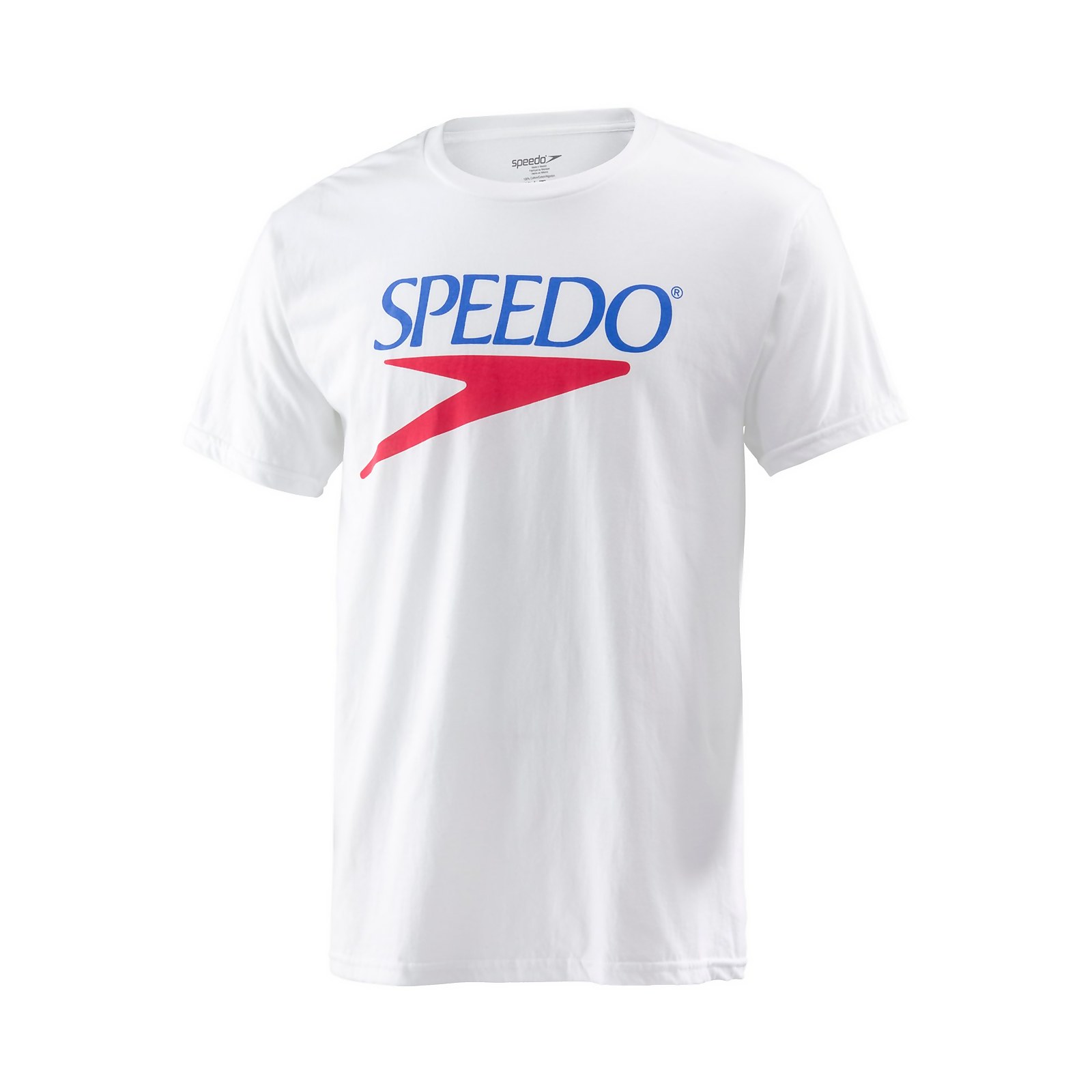 Speedo  Vintage Logo Short Sleeve Crew - L    : White (13243829 5053744833521) photo