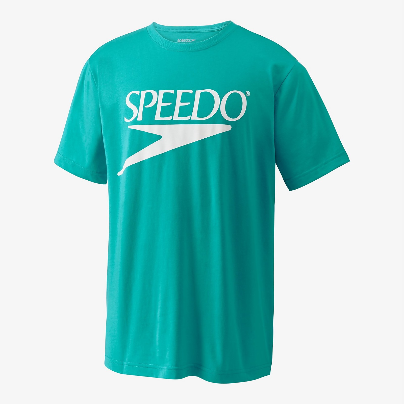 Speedo  Vintage Logo Short Sleeve Crew - L    : Aqua (13243838 5053744935447) photo