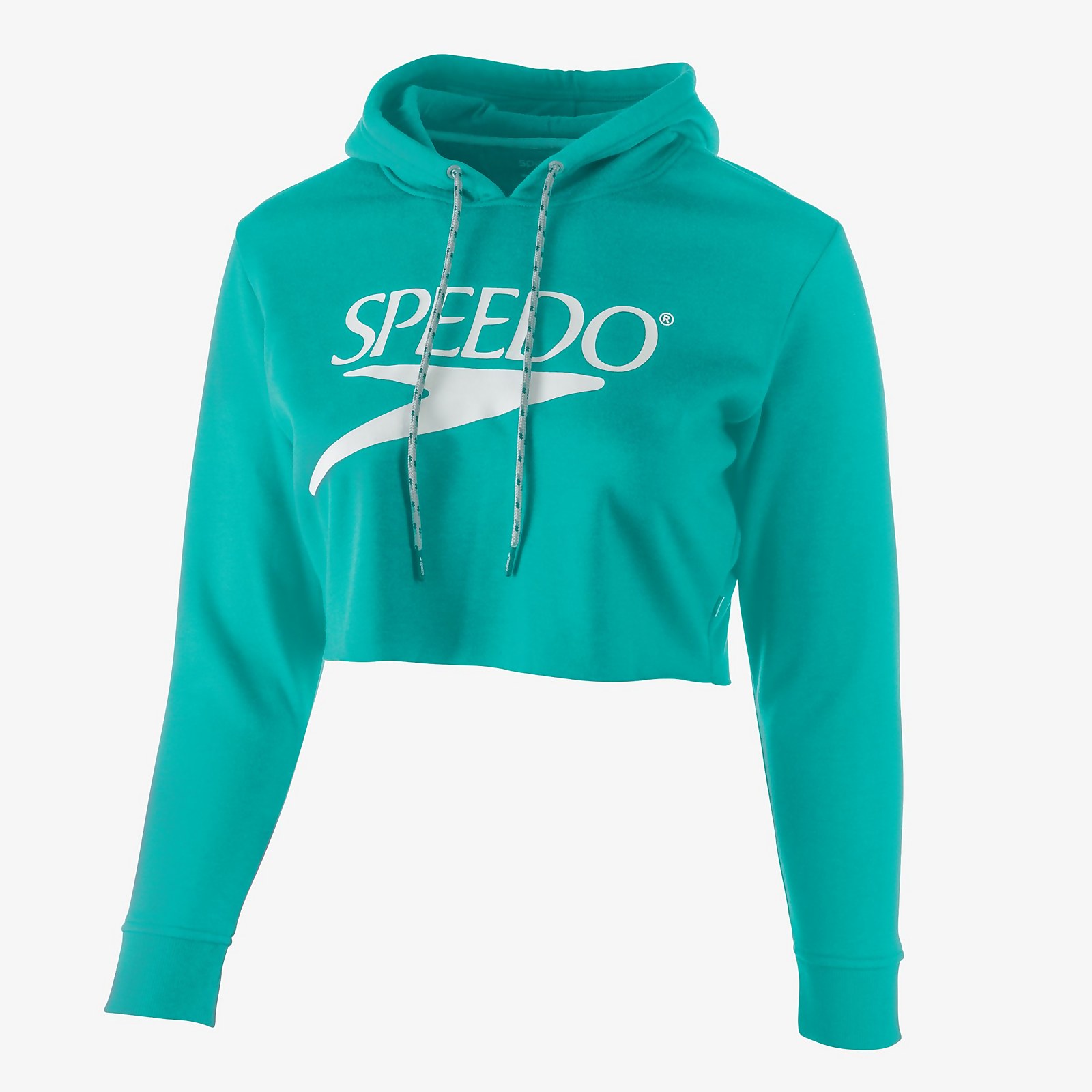Speedo  Vintage Logo Cropped Hoodie - S    : Aqua