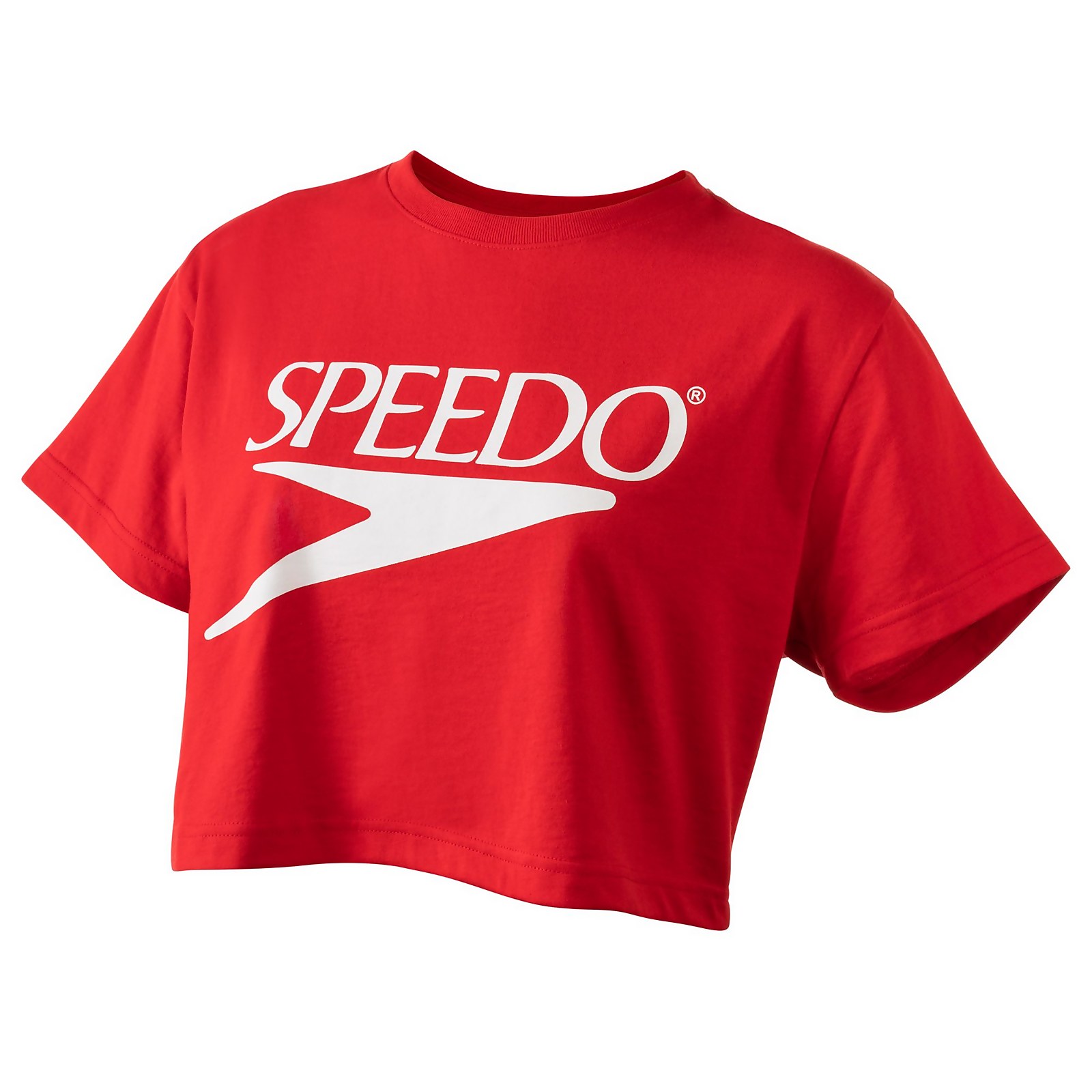 Speedo  Vintage Crop Tee - L    : Red