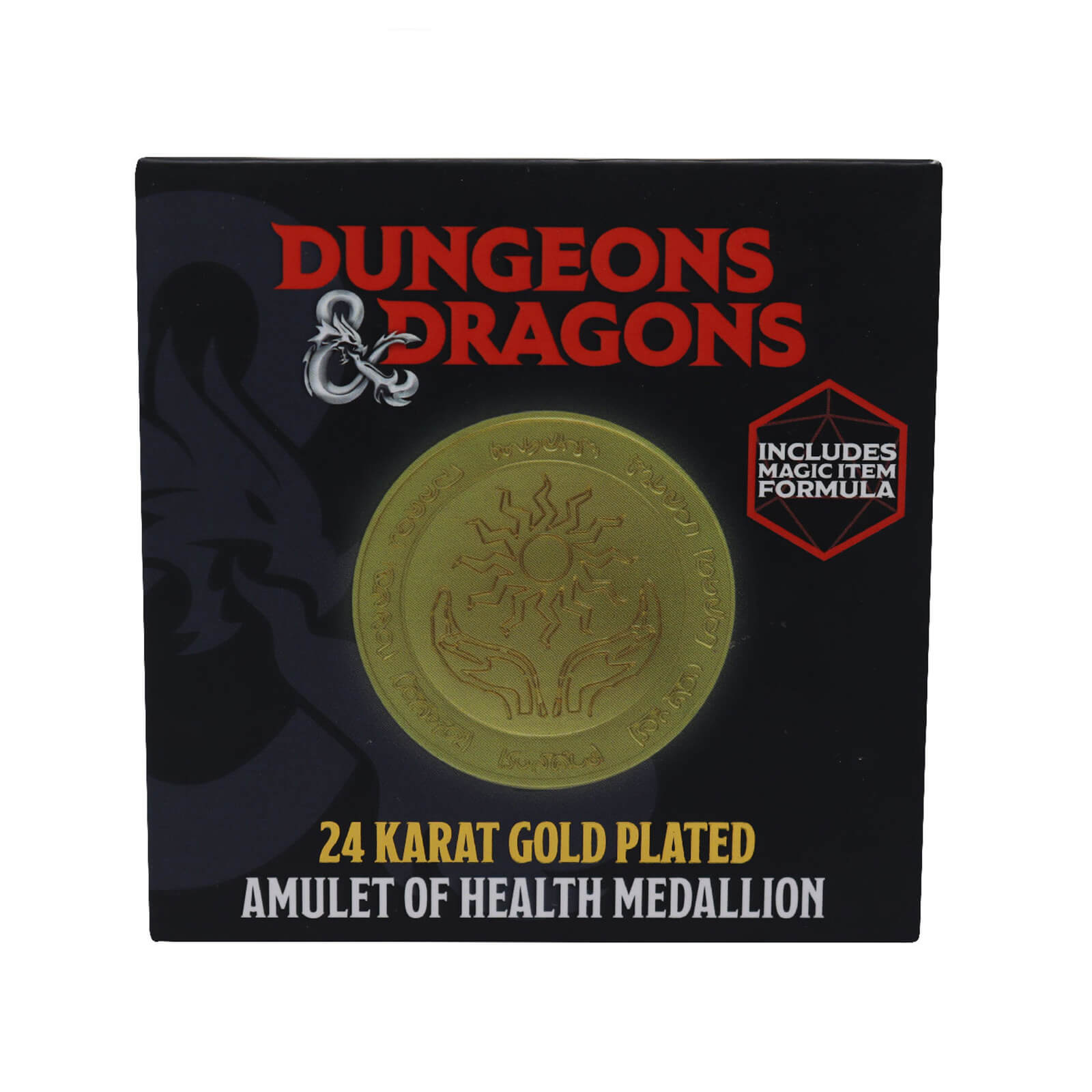 Image of Fanattik Dungeons & Dragons Limited Edition 24k Gold Plated Medallion