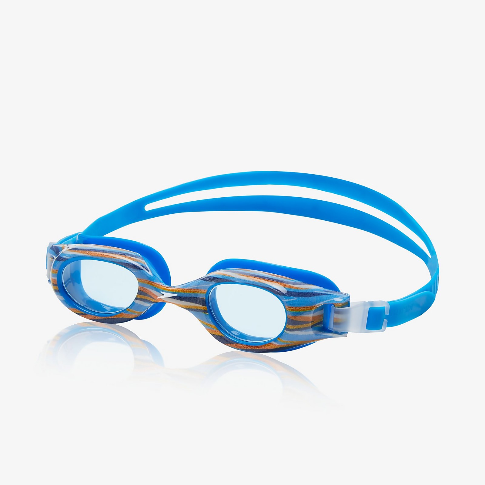 Speedo  Jr. Hydrospe Print Goggle - One Size    : Blue (13248518 5053744863603) photo